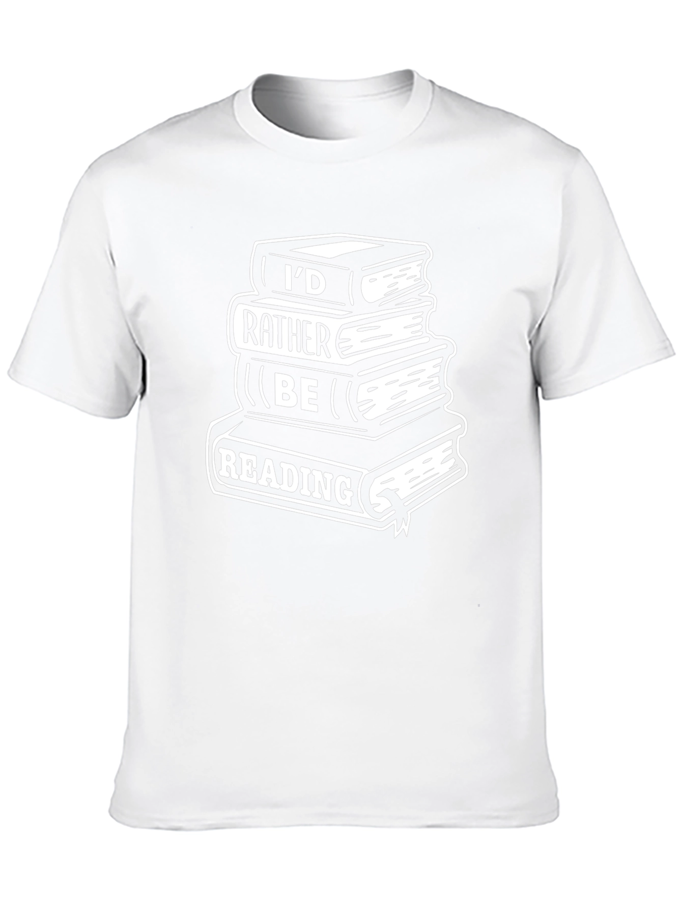 Book Lover T-Shirt - Id Rather Be Reading Tee