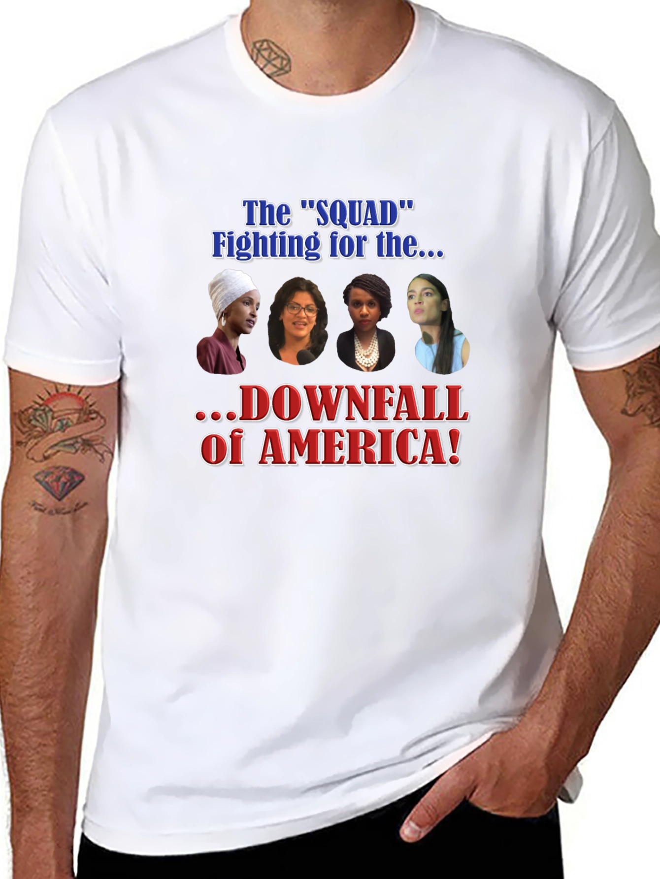 Squad Downfall of America Graphic Tee