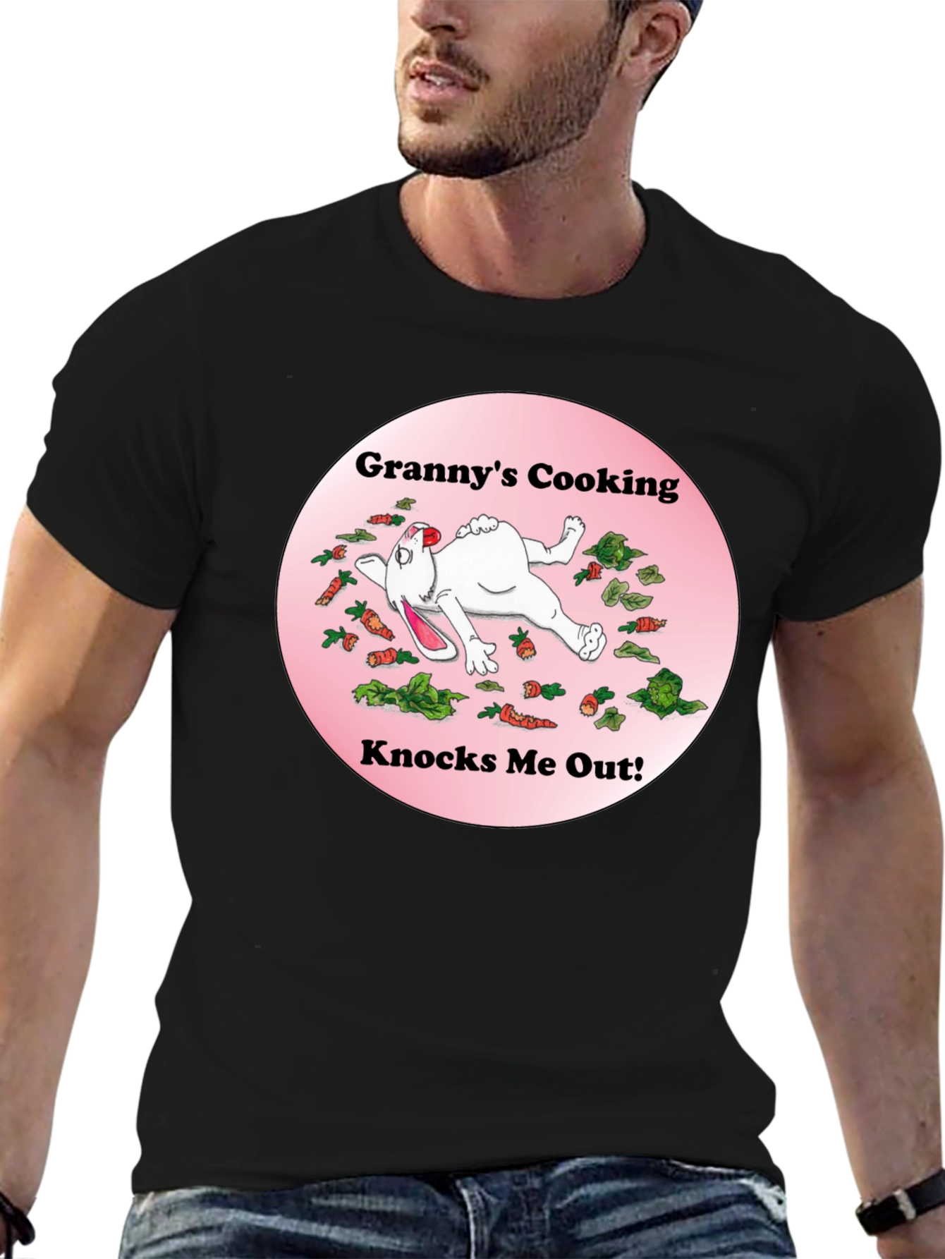 Grannys Cooking T-Shirt Funny Rabbit