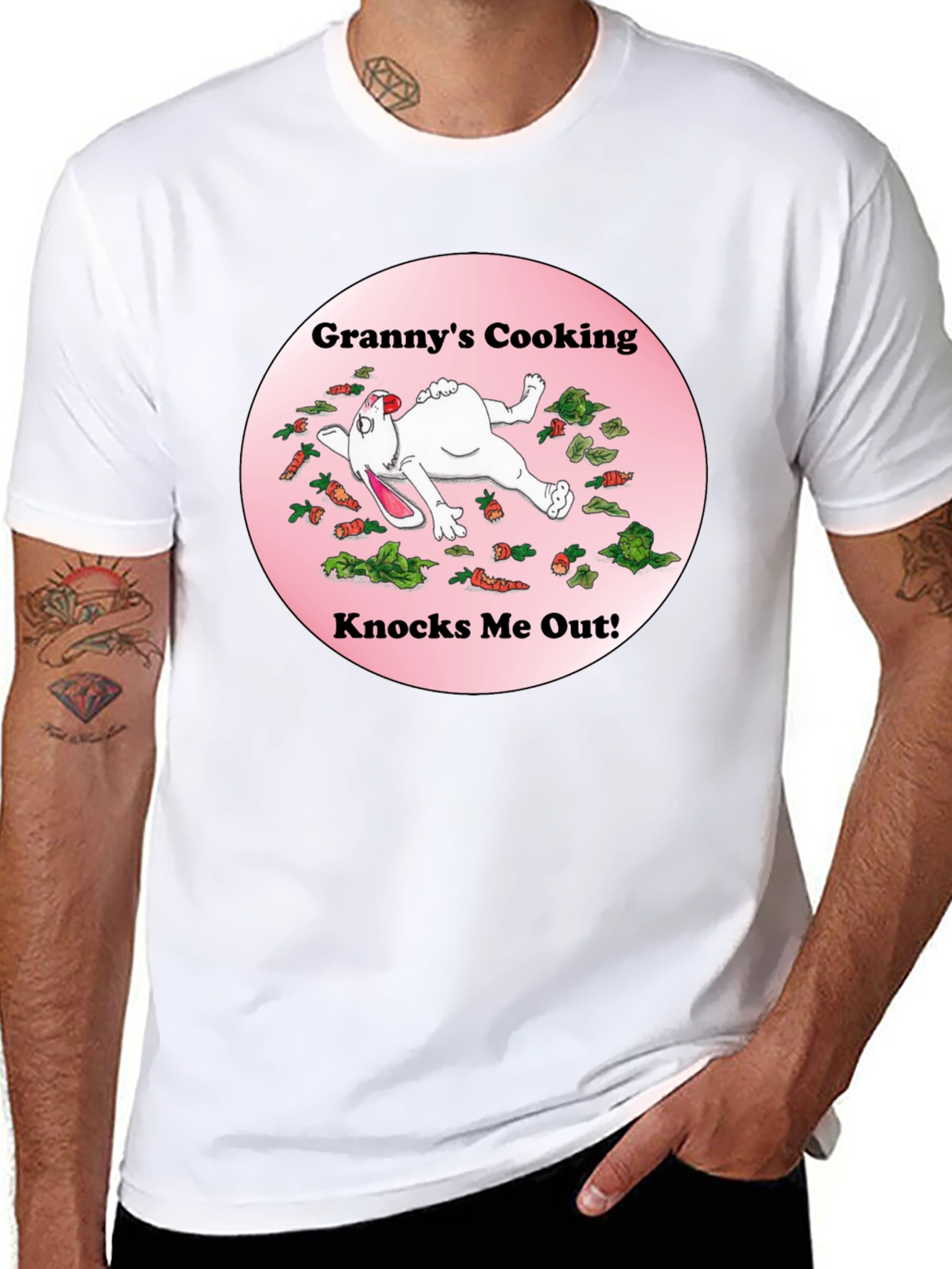 Grannys Cooking T-Shirt Funny Rabbit