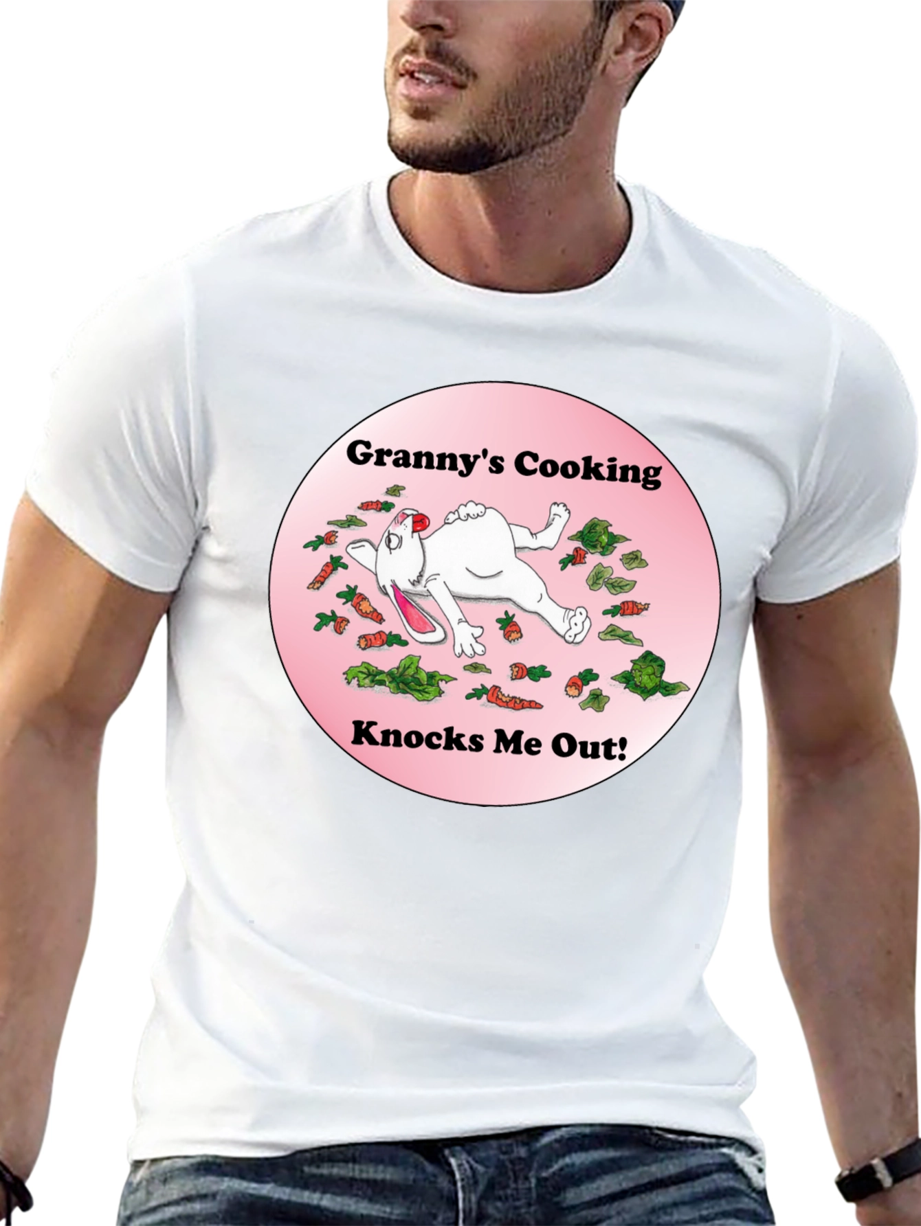 Grannys Cooking T-Shirt Funny Rabbit