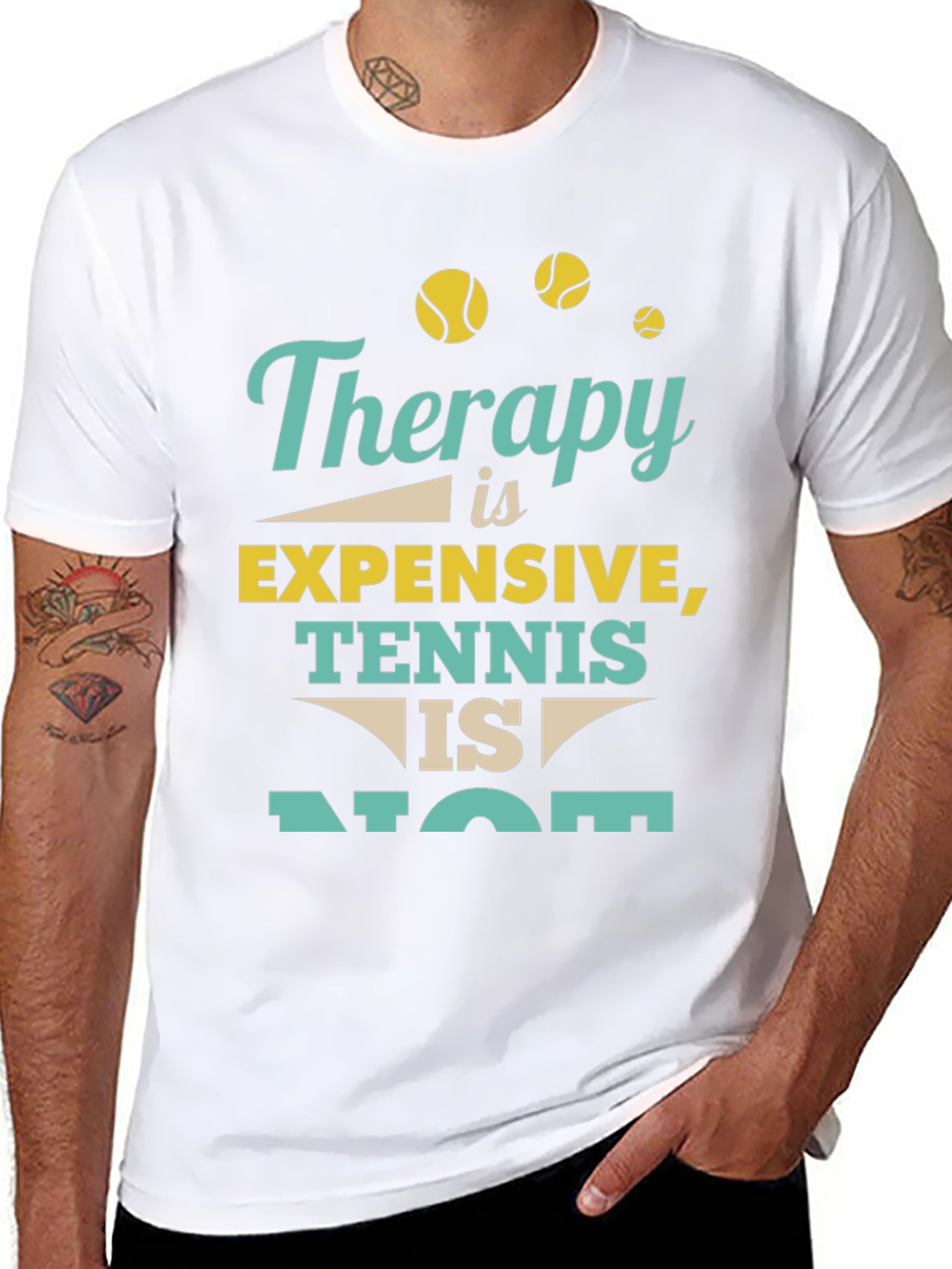 Therapy Is Expensive Tennis Is Not T-Shirt