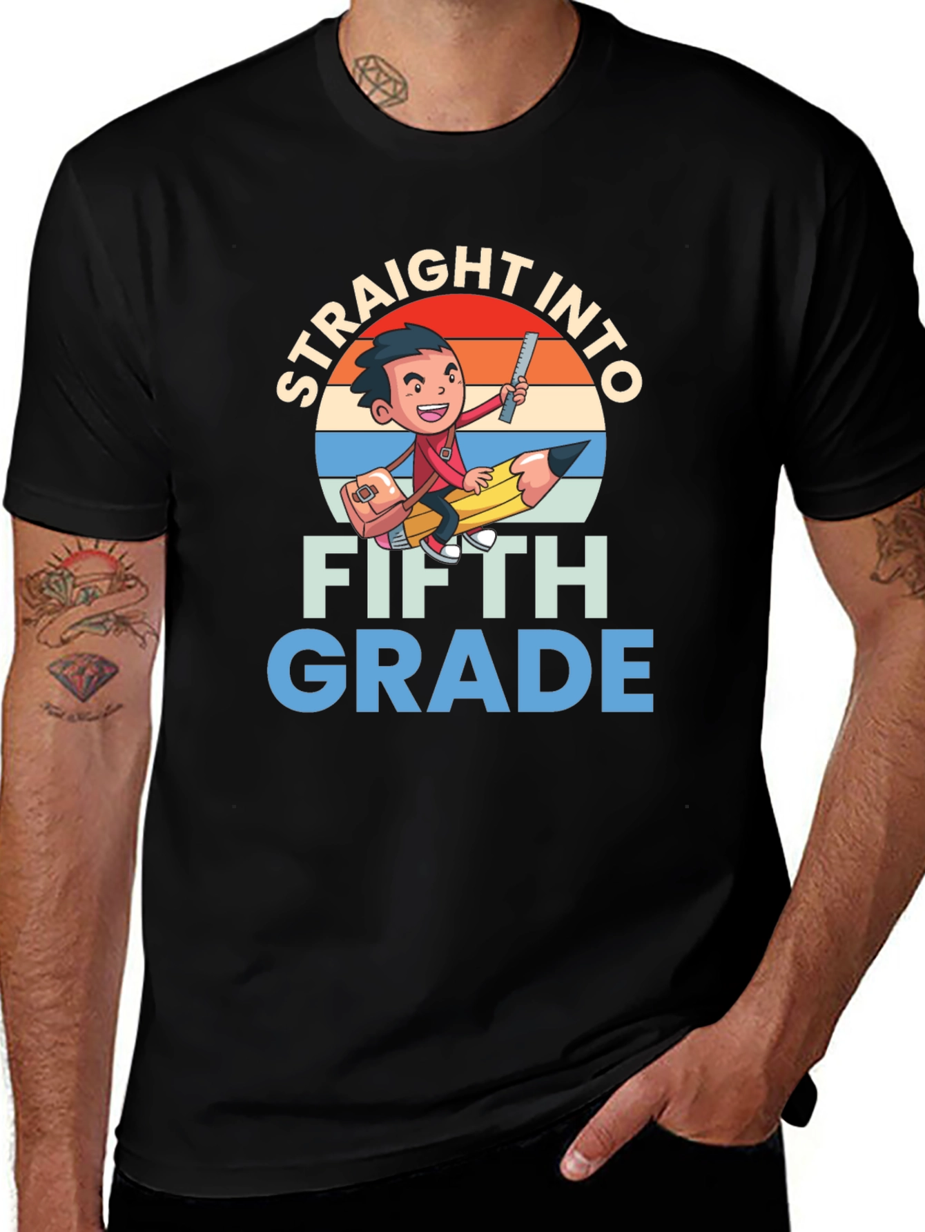 Straight Into Fifth Grade T-Shirt