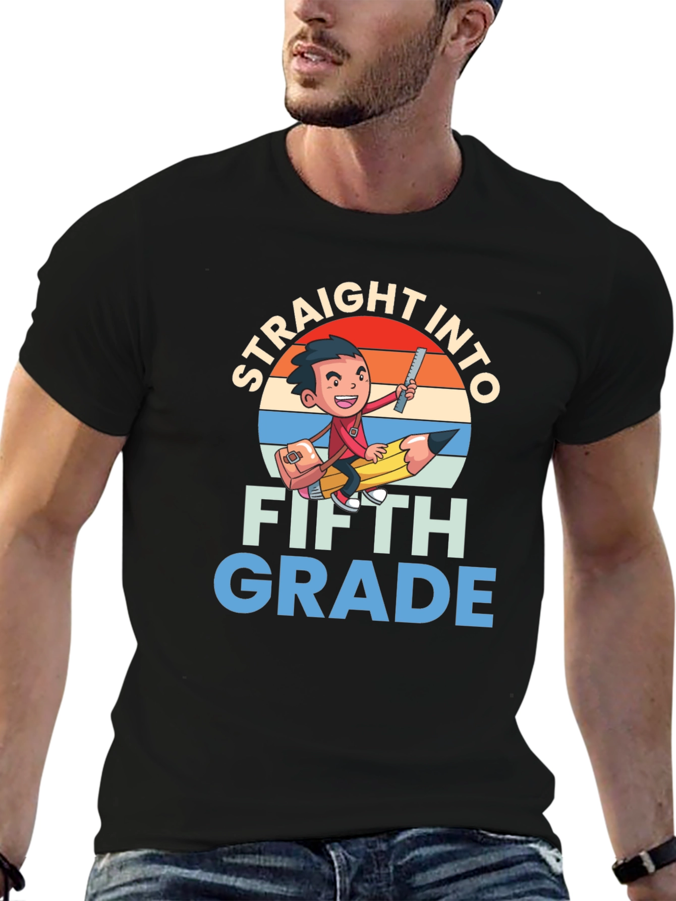 Straight Into Fifth Grade T-Shirt