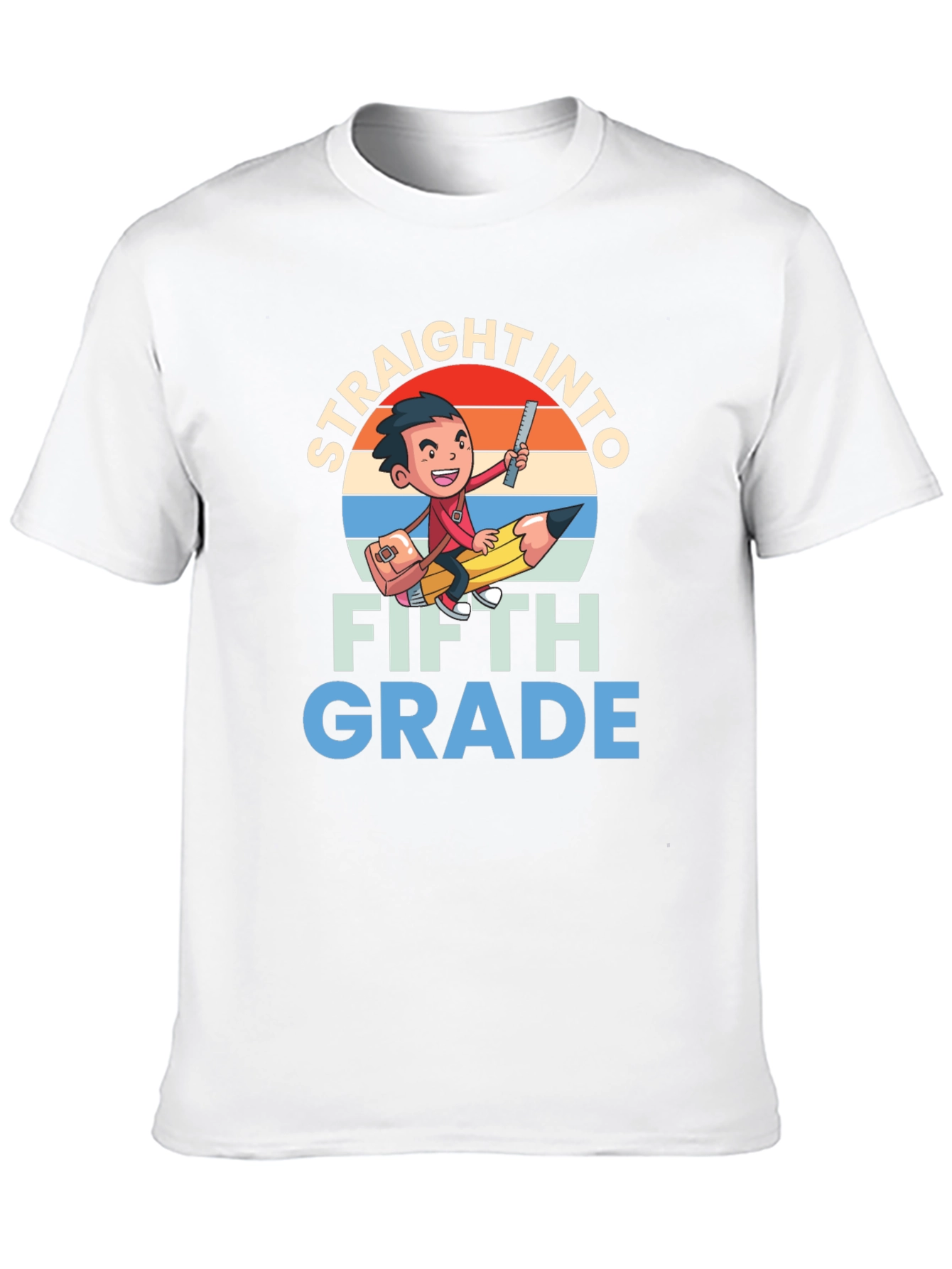 Straight Into Fifth Grade T-Shirt