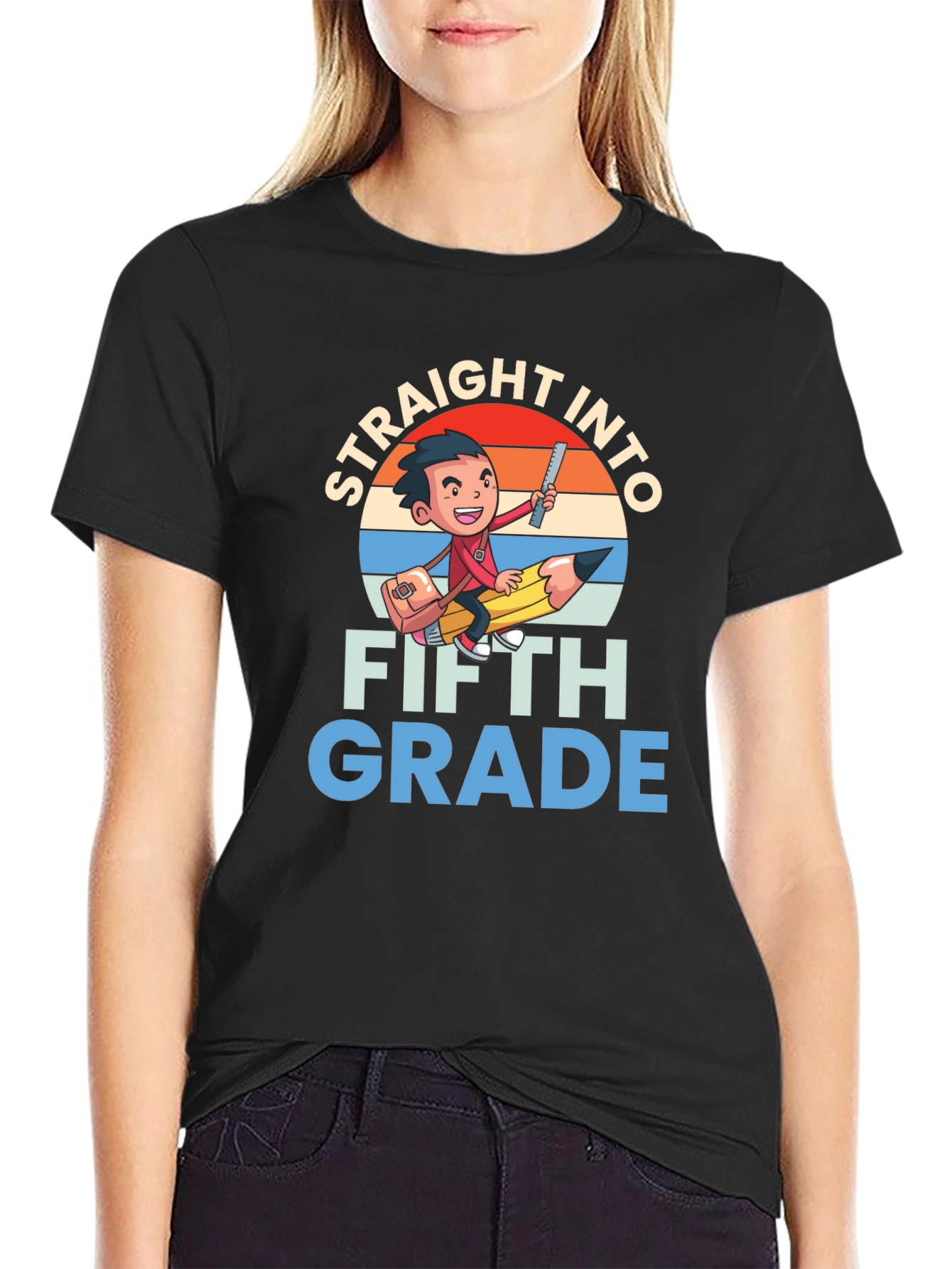 Straight Into Fifth Grade T-Shirt