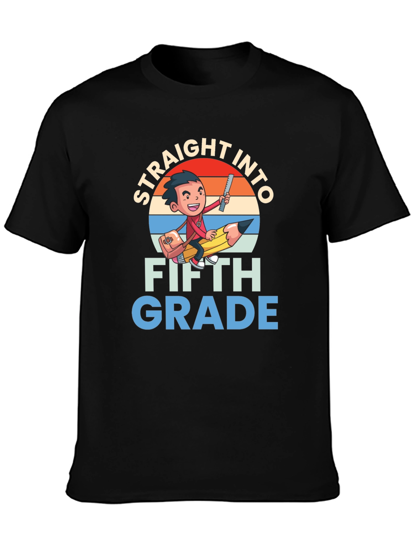Straight Into Fifth Grade T-Shirt