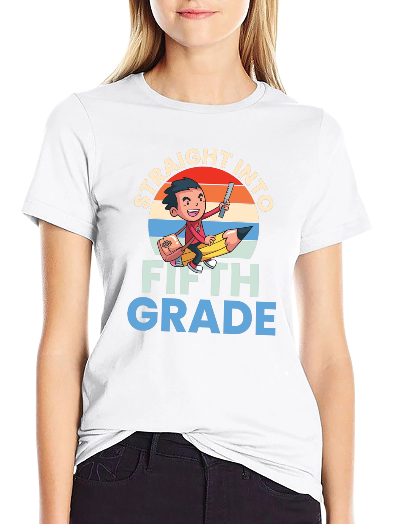 Straight Into Fifth Grade T-Shirt