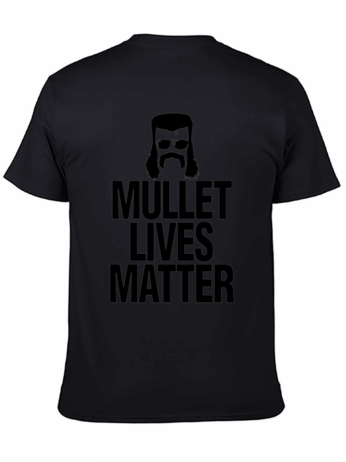 Mullet Lives Matter Graphic Tee - Black Humor