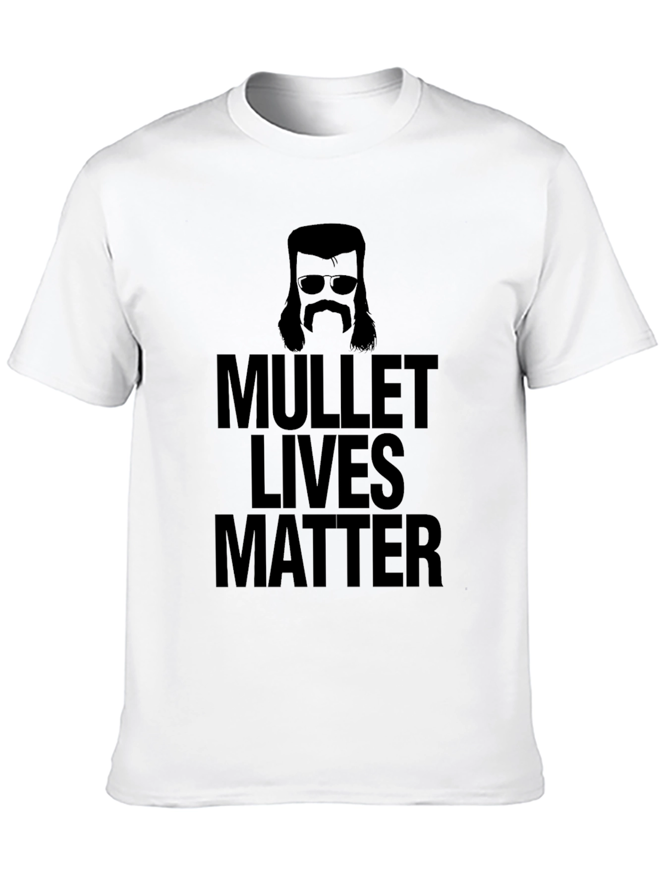 Mullet Lives Matter Graphic Tee - Black Humor