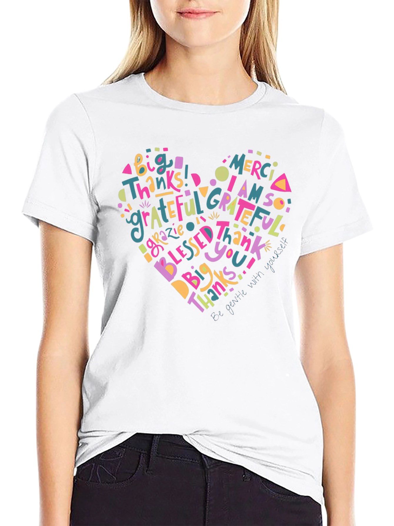 Grateful Heart Graphic T-Shirt