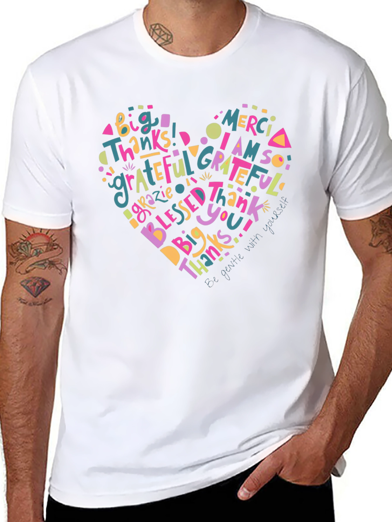 Grateful Heart Graphic T-Shirt