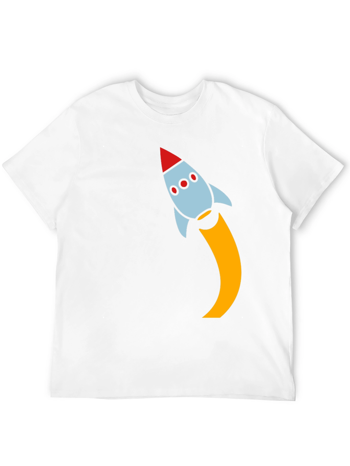 Rocket Launch Black T-Shirt - Blast Off in Style!