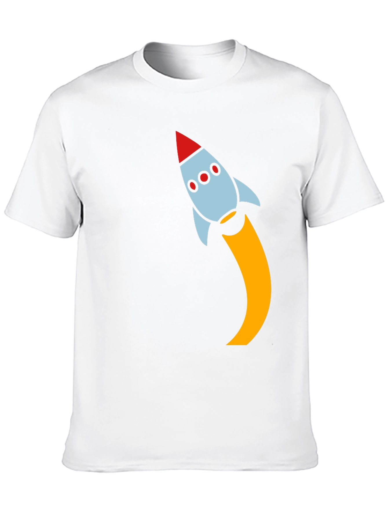 Rocket Launch Black T-Shirt - Blast Off in Style!