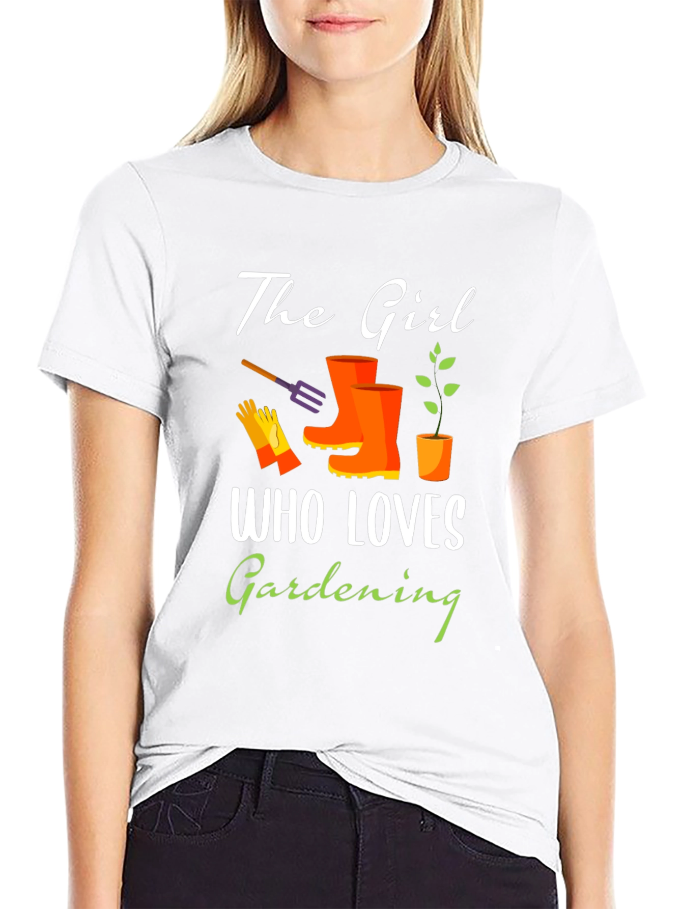 Gardening Lover Tee - The Girl Who Loves Gardening