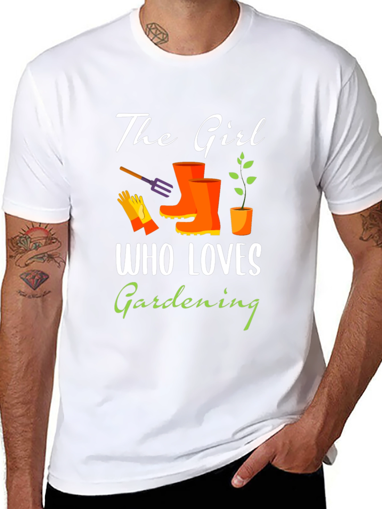 Gardening Lover Tee - The Girl Who Loves Gardening