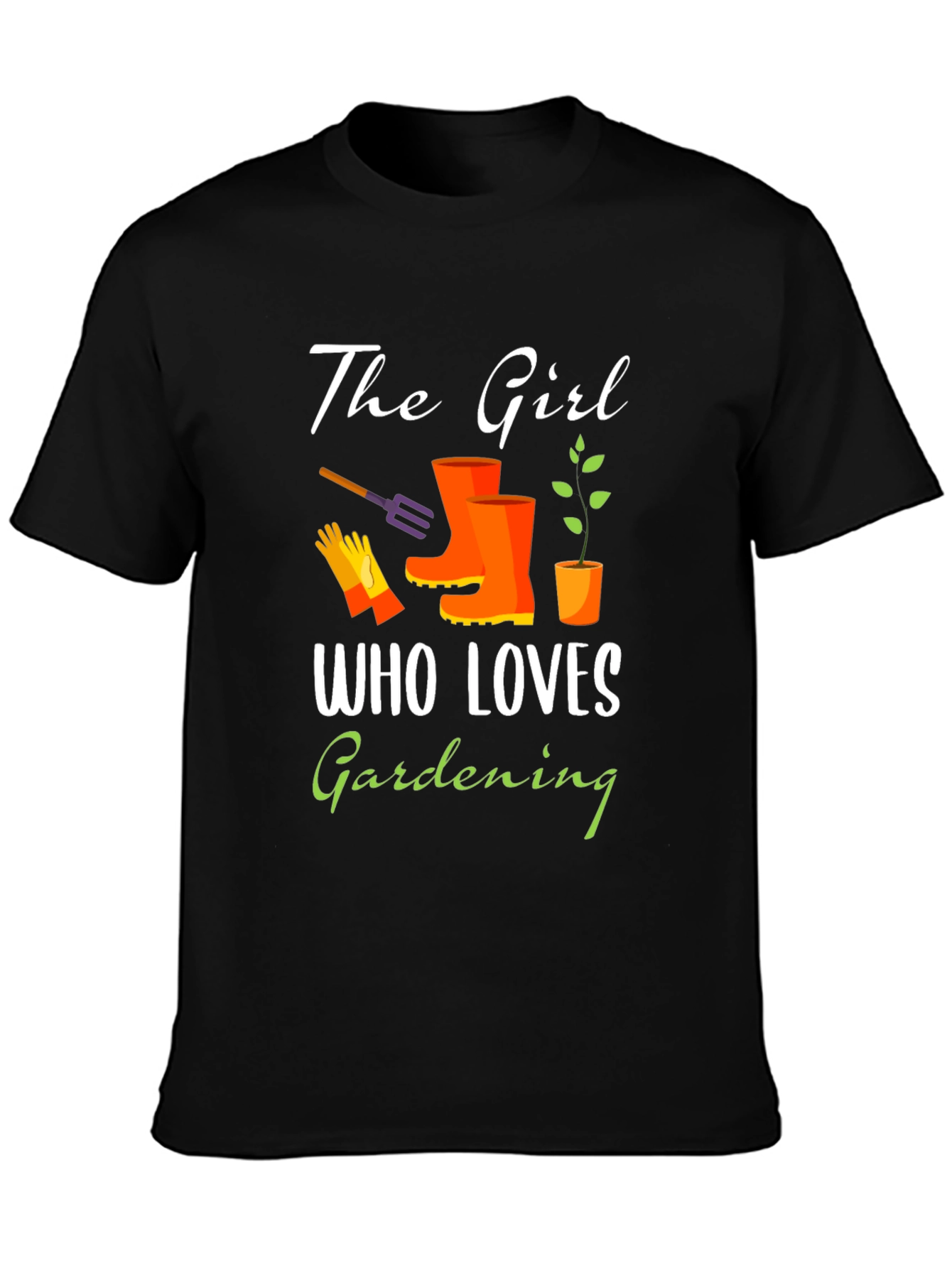 Gardening Lover Tee - The Girl Who Loves Gardening
