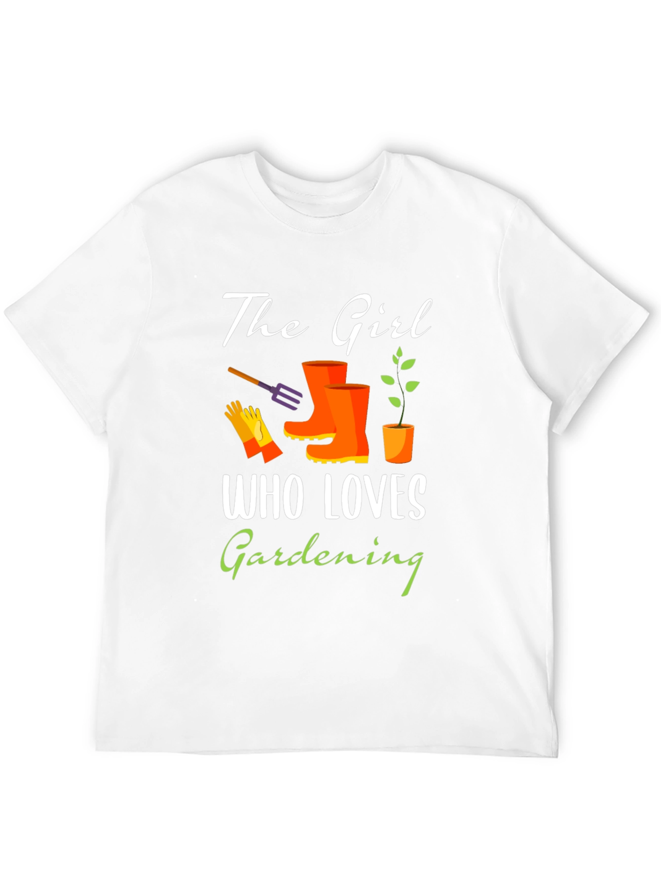 Gardening Lover Tee - The Girl Who Loves Gardening