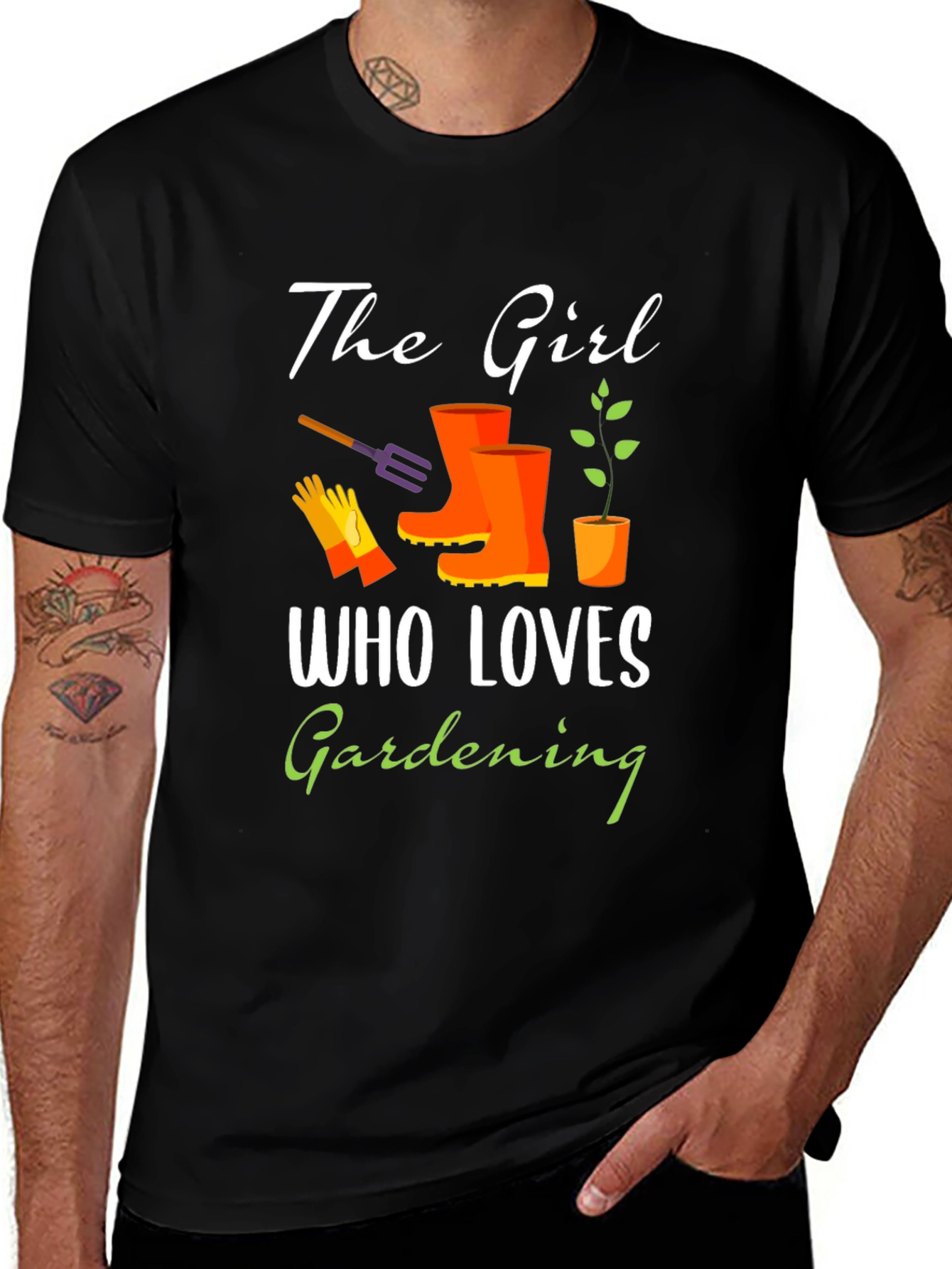 Gardening Lover Tee - The Girl Who Loves Gardening