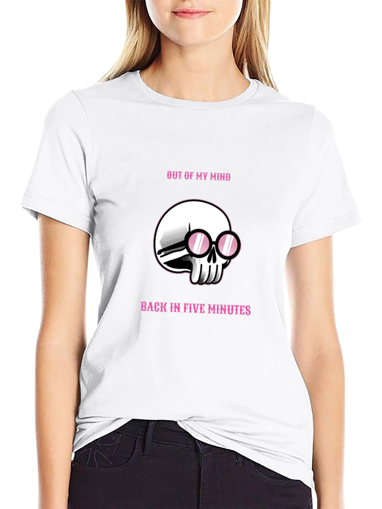 Out of My Mind Skull Graphic Tee