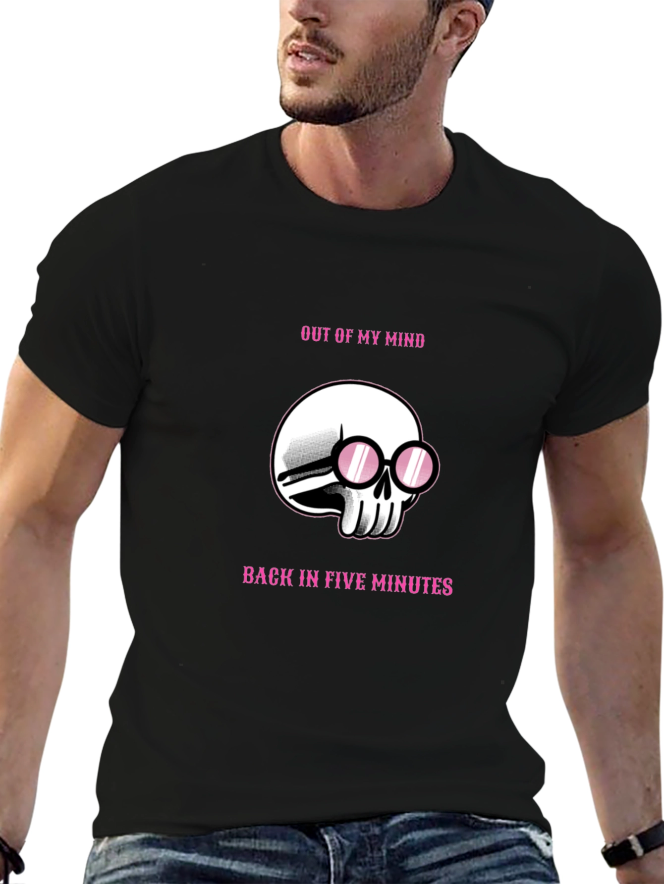 Out of My Mind Skull Graphic Tee