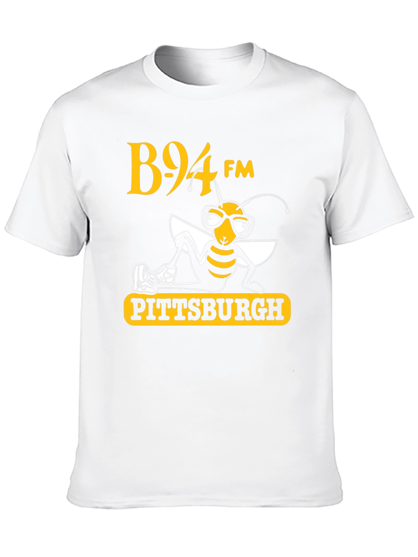 B94 FM Pittsburgh Bee T-Shirt Black