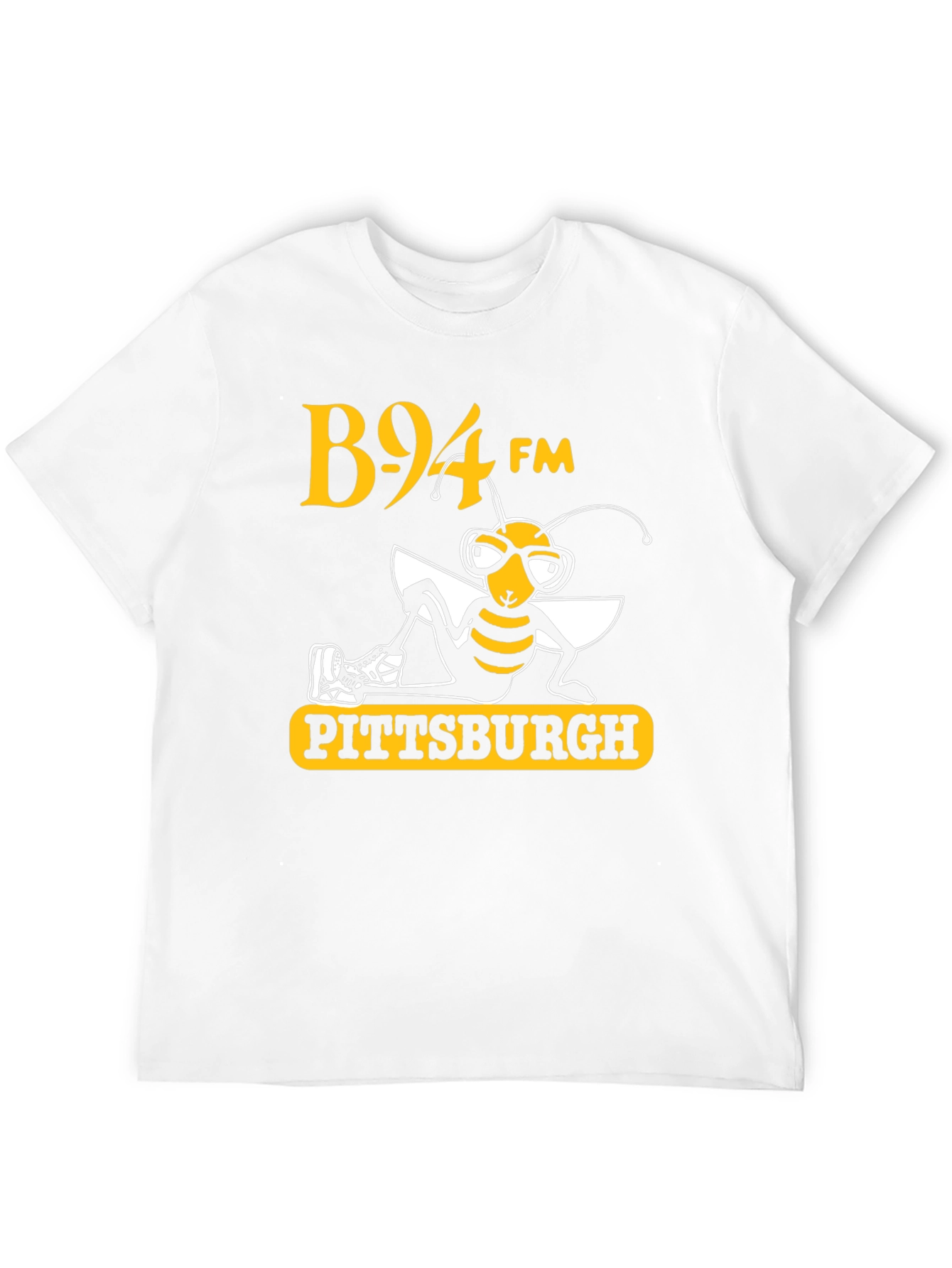 B94 FM Pittsburgh Bee T-Shirt Black