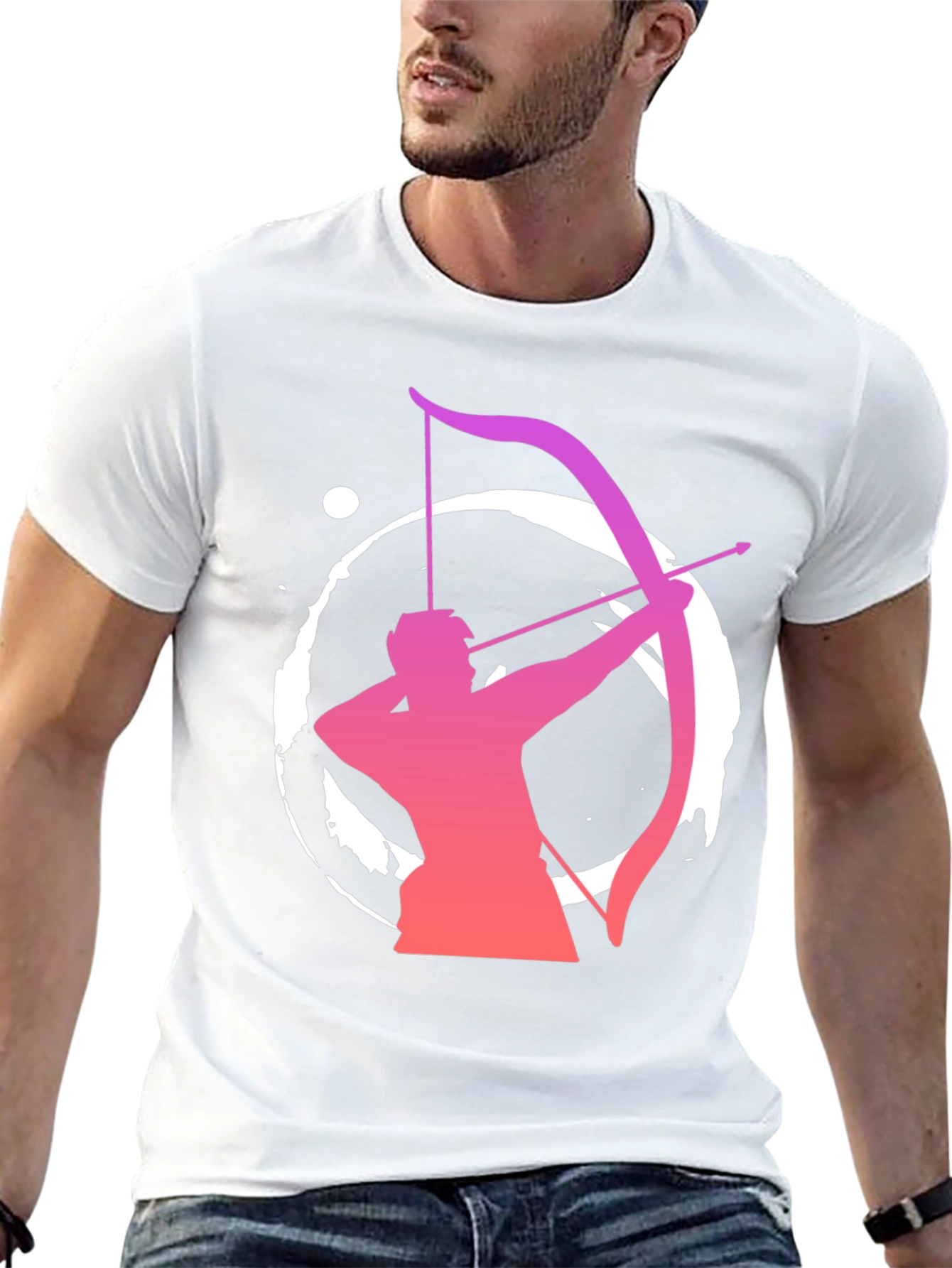 Sagittarius Graphic Tee - Archer Constellation Shirt