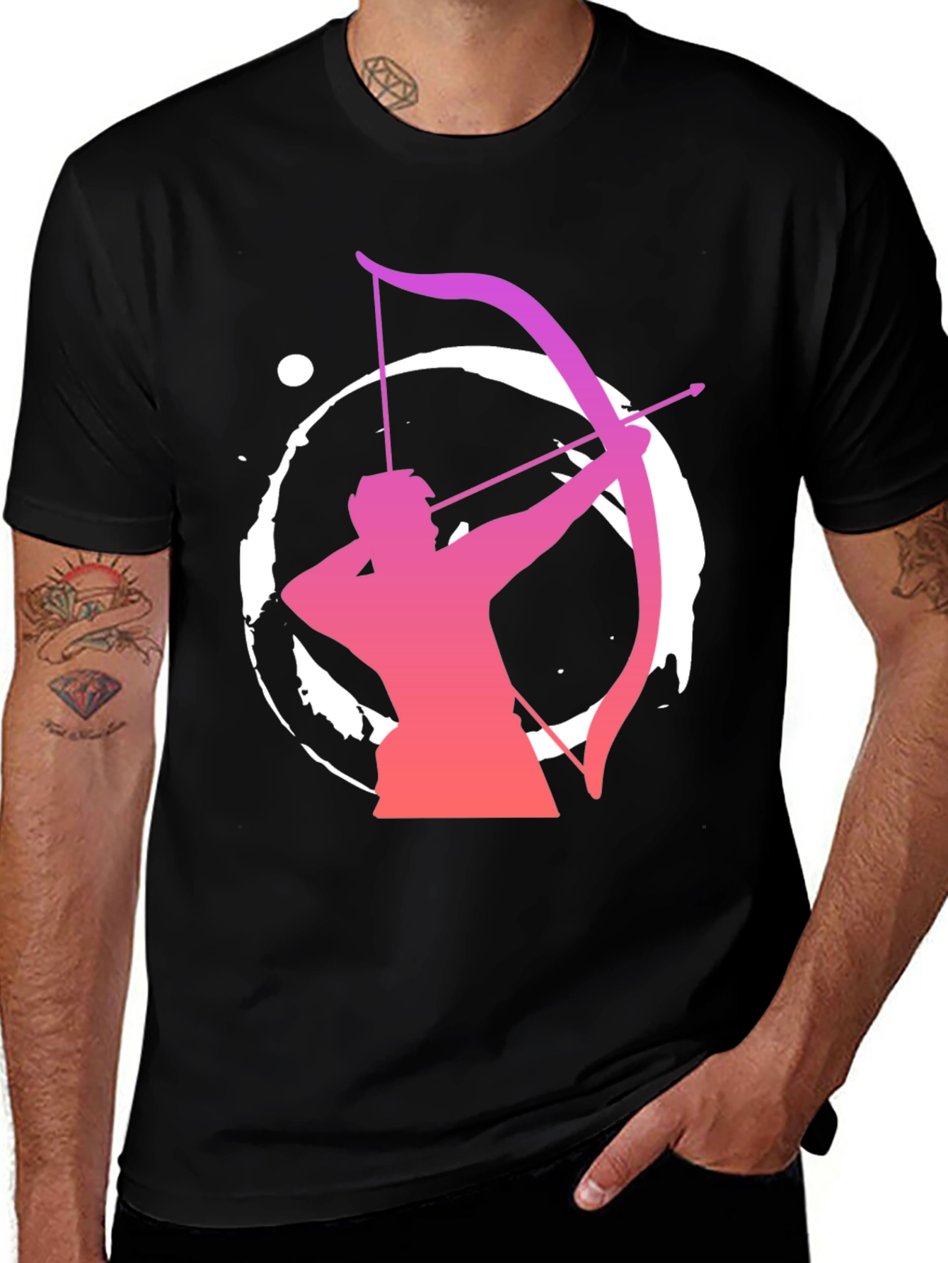 Sagittarius Graphic Tee - Archer Constellation Shirt