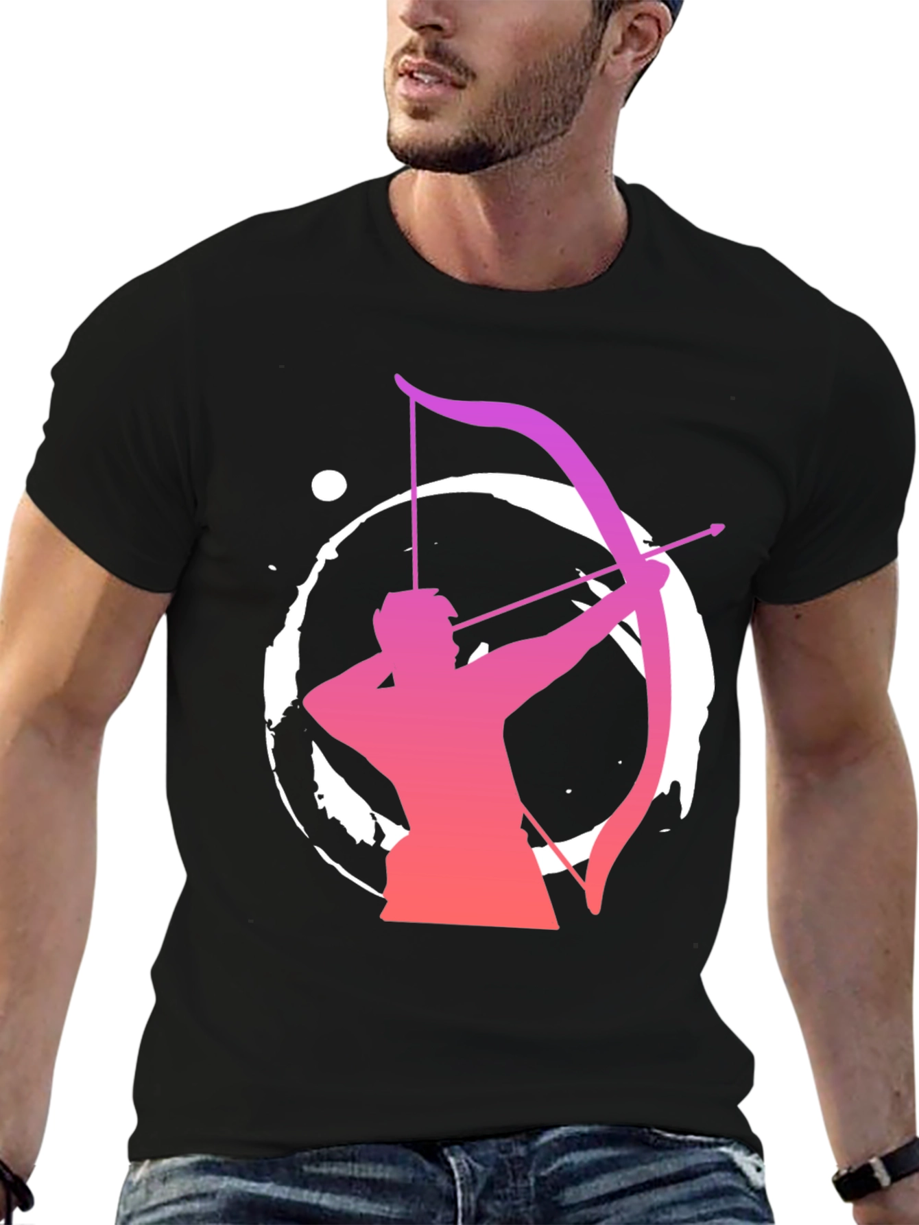 Sagittarius Graphic Tee - Archer Constellation Shirt