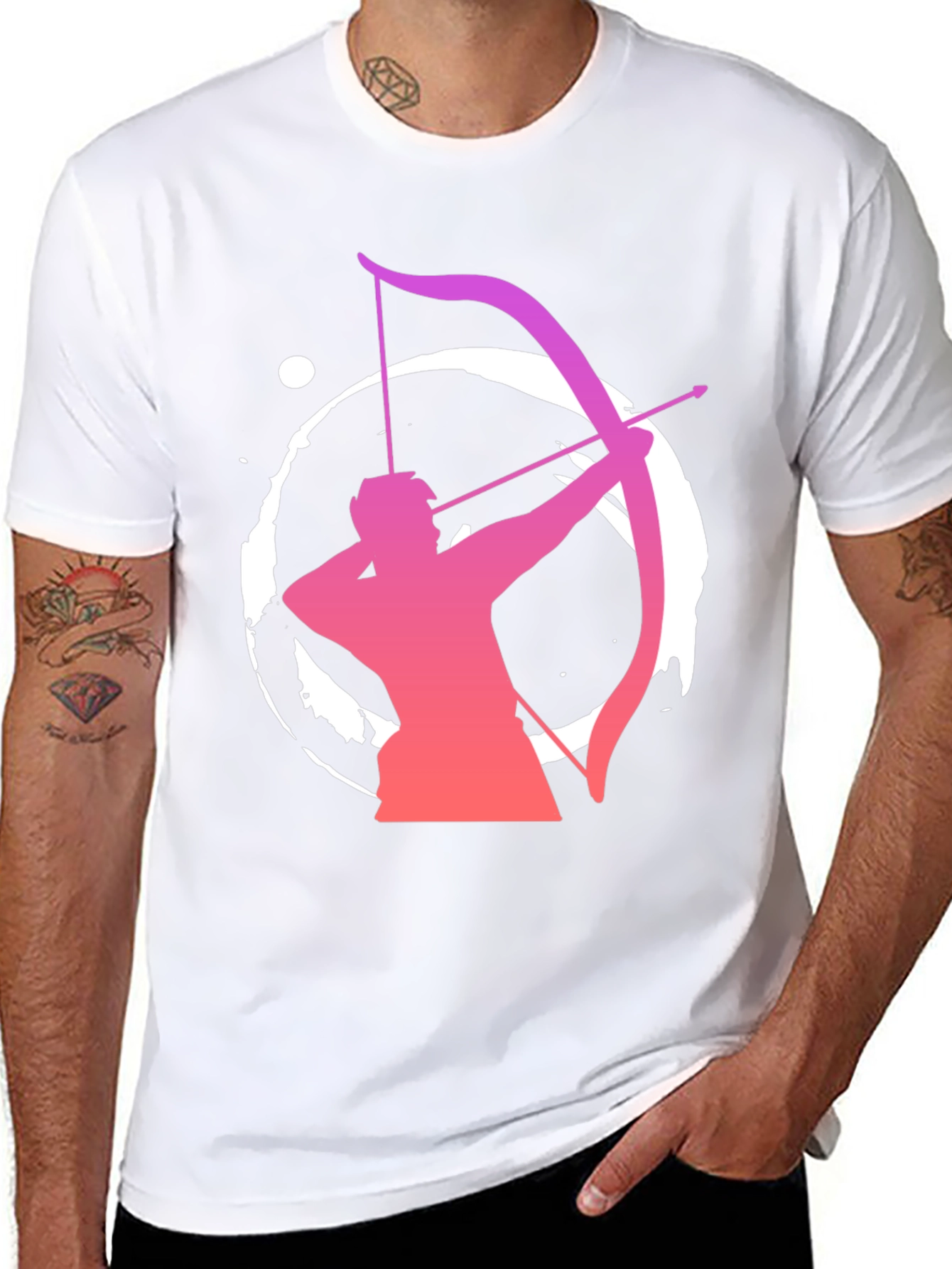 Sagittarius Graphic Tee - Archer Constellation Shirt