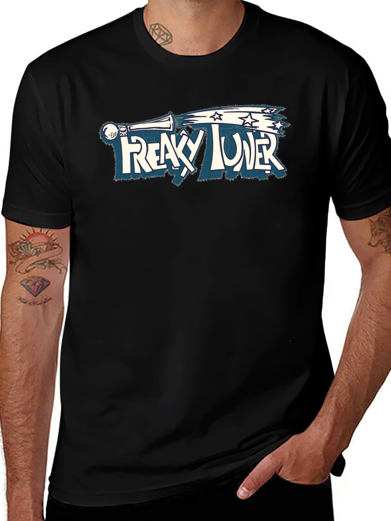 Freaky Tuner Graphic Black T-Shirt