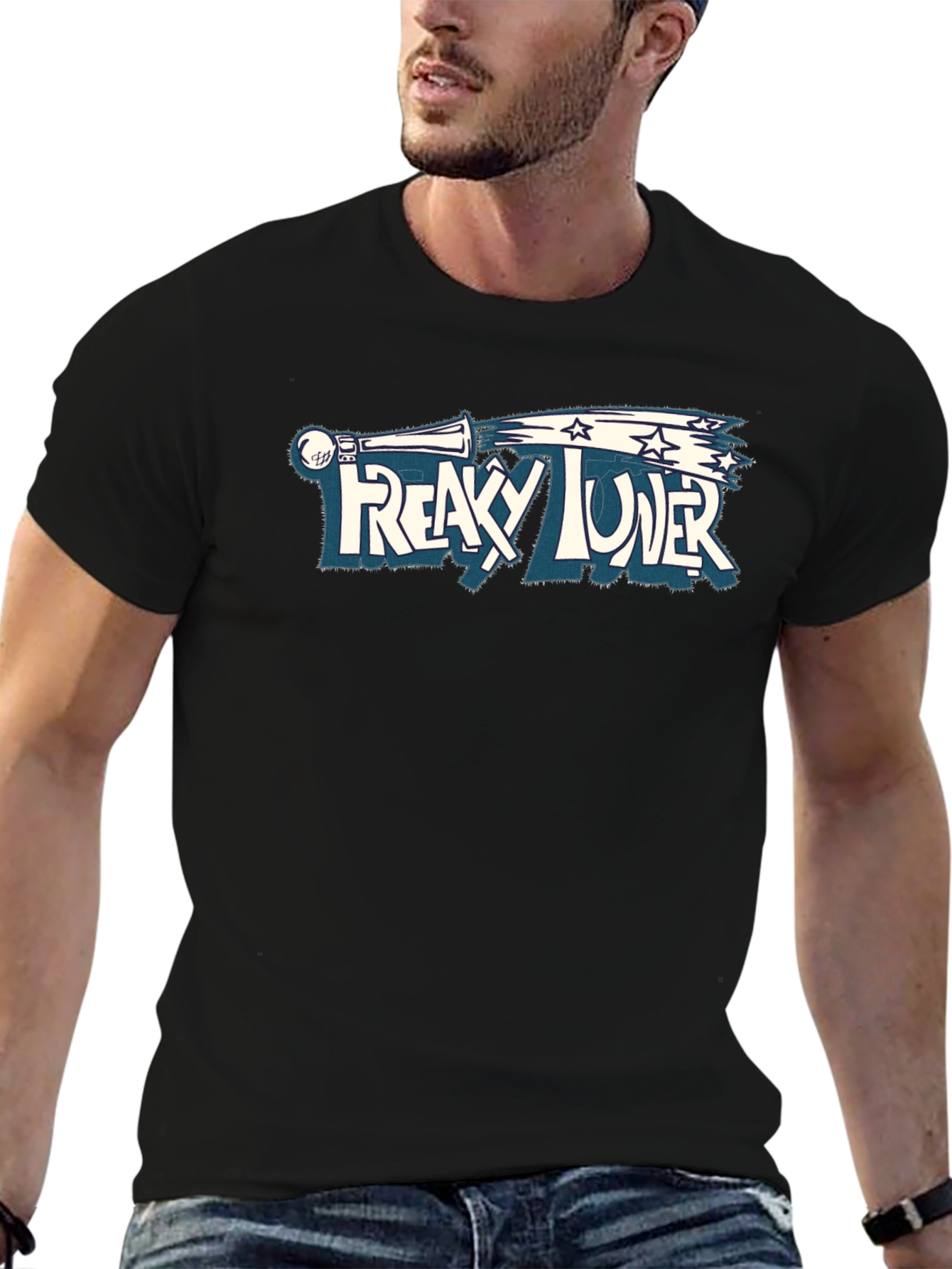 Freaky Tuner Graphic Black T-Shirt