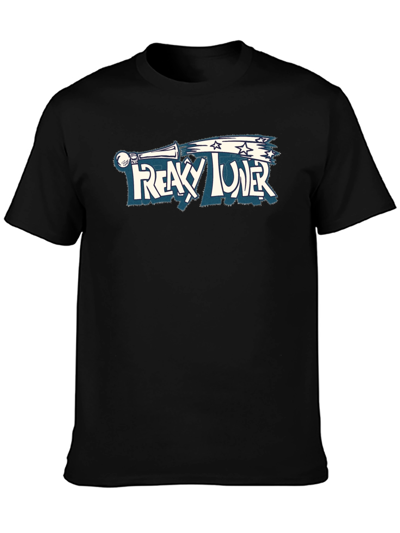 Freaky Tuner Graphic Black T-Shirt