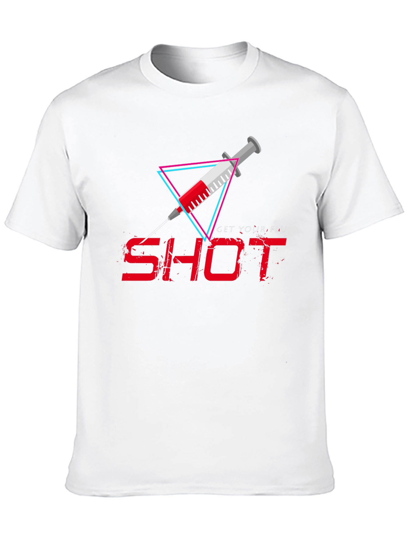 Get Your Flu Shot T-Shirt - Black