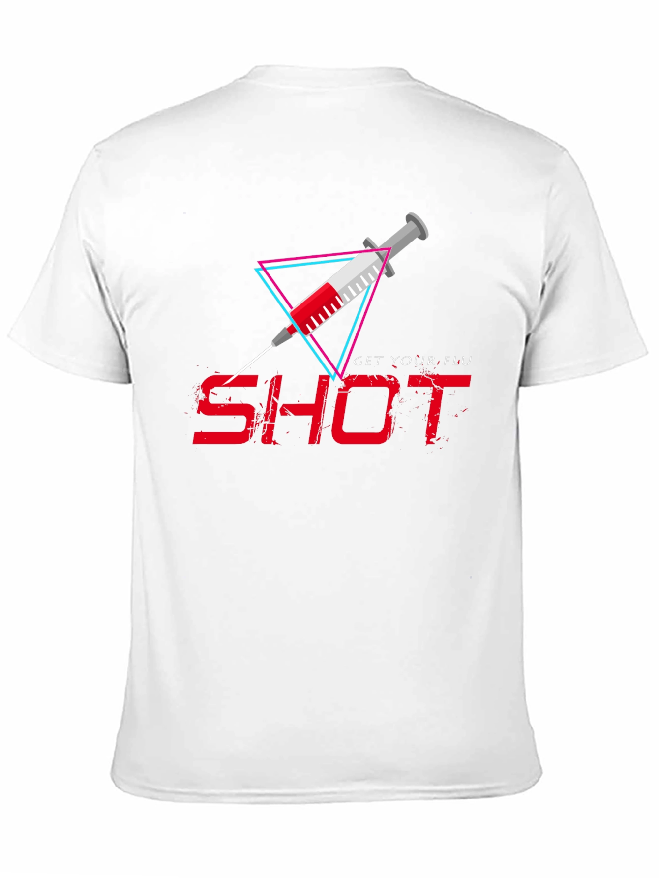 Get Your Flu Shot T-Shirt - Black