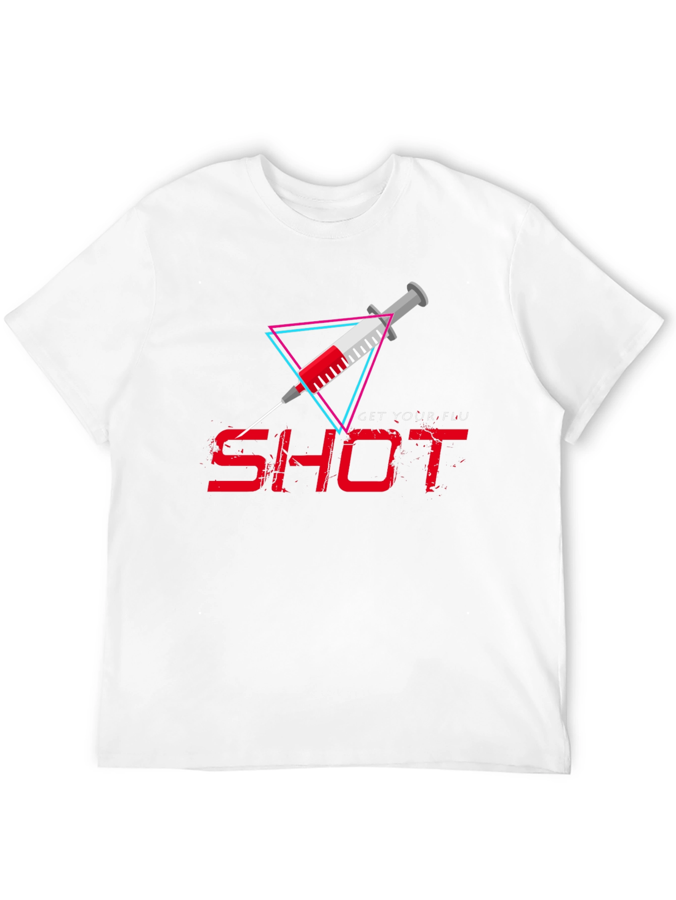 Get Your Flu Shot T-Shirt - Black
