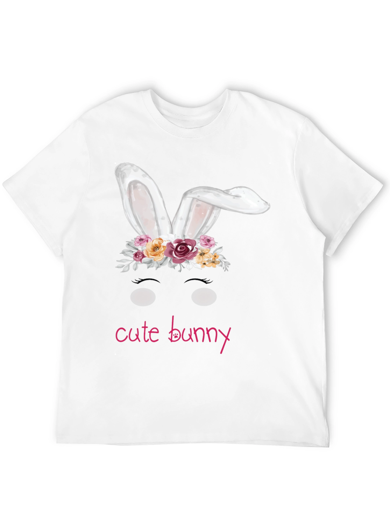 Cute Bunny Easter T-Shirt Black