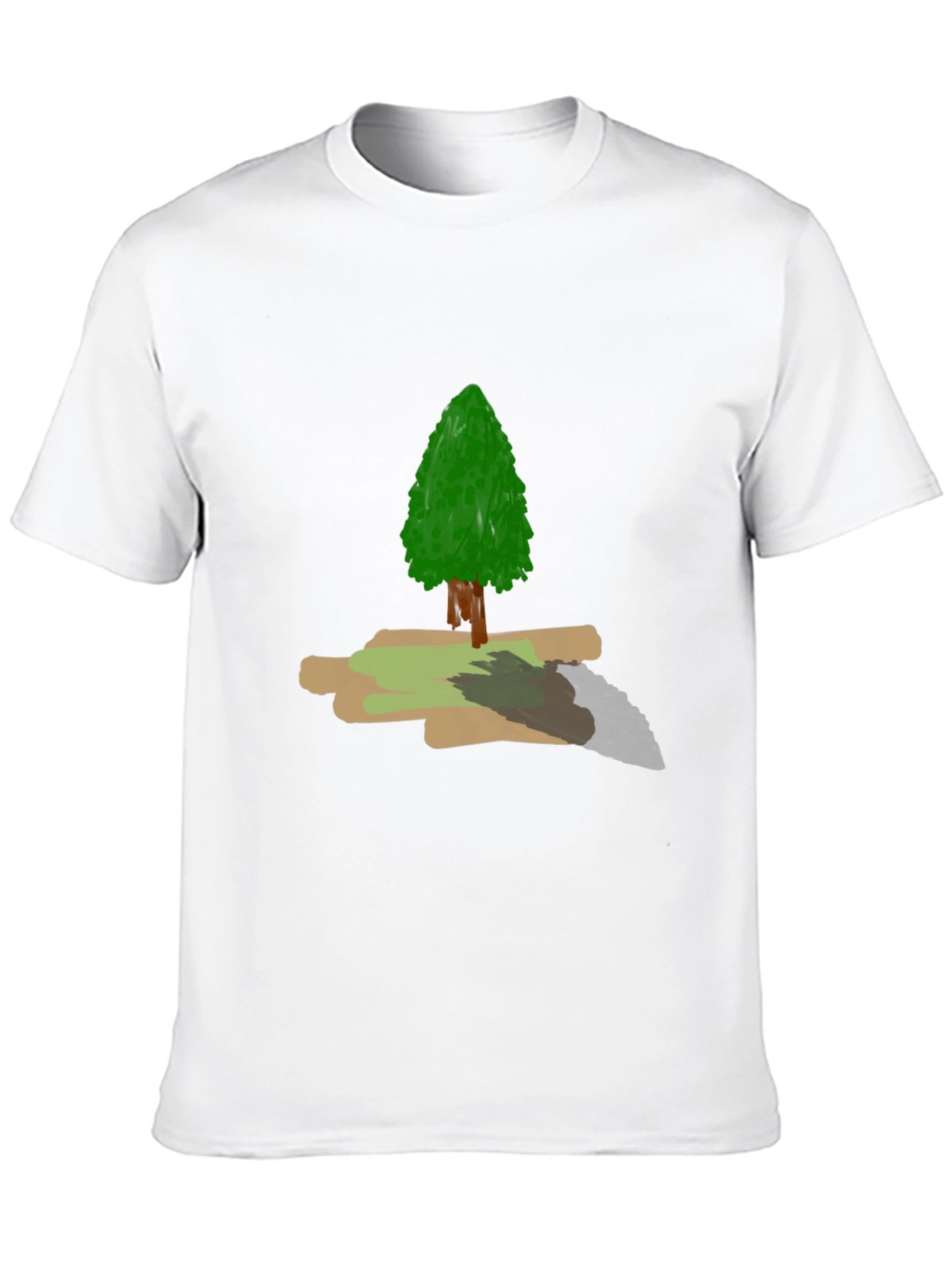 Nature Tree Graphic Tee - Mens Black T-Shirt