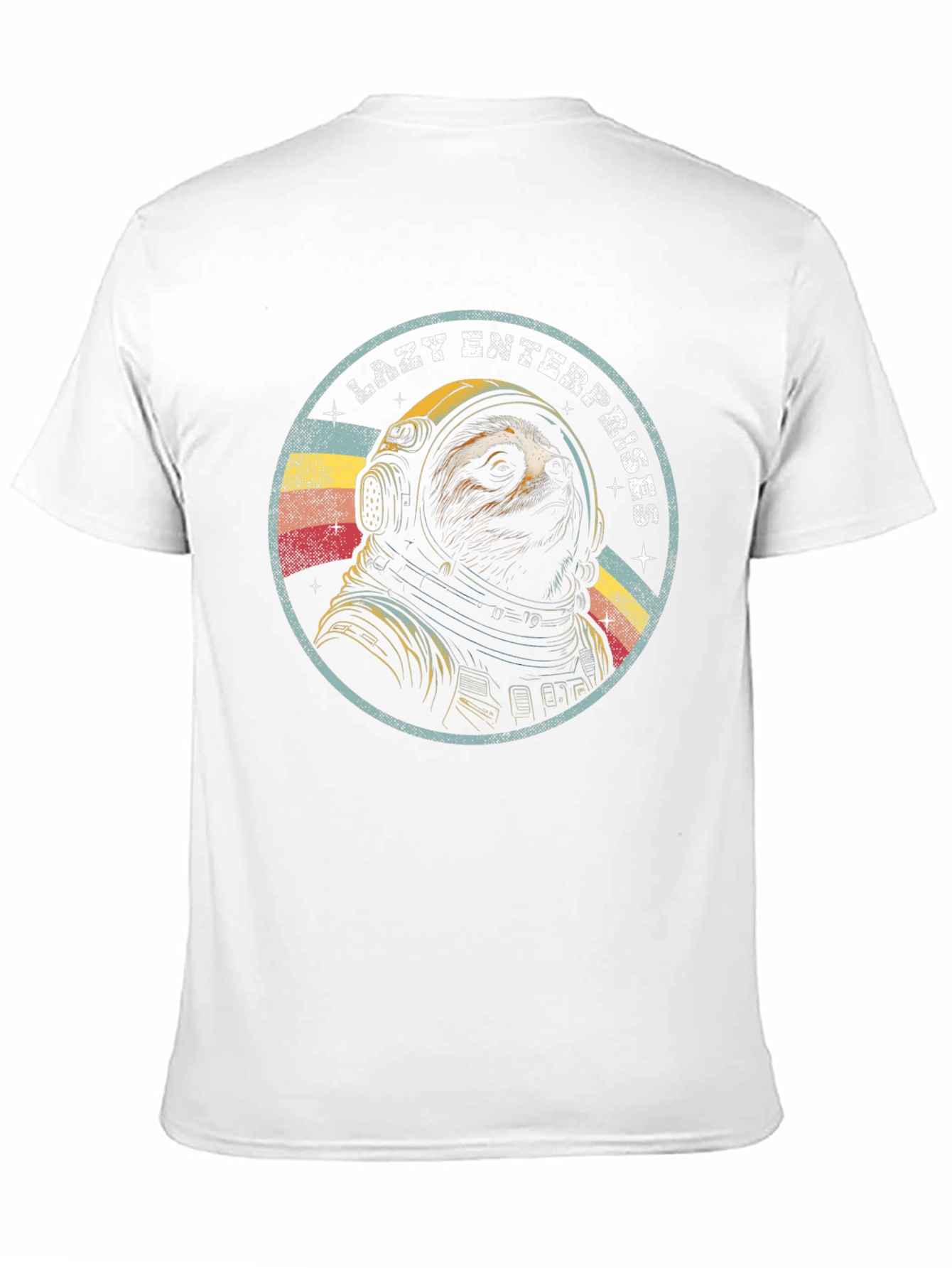 Lazy Enterprises Astronaut Sloth Graphic T-Shirt