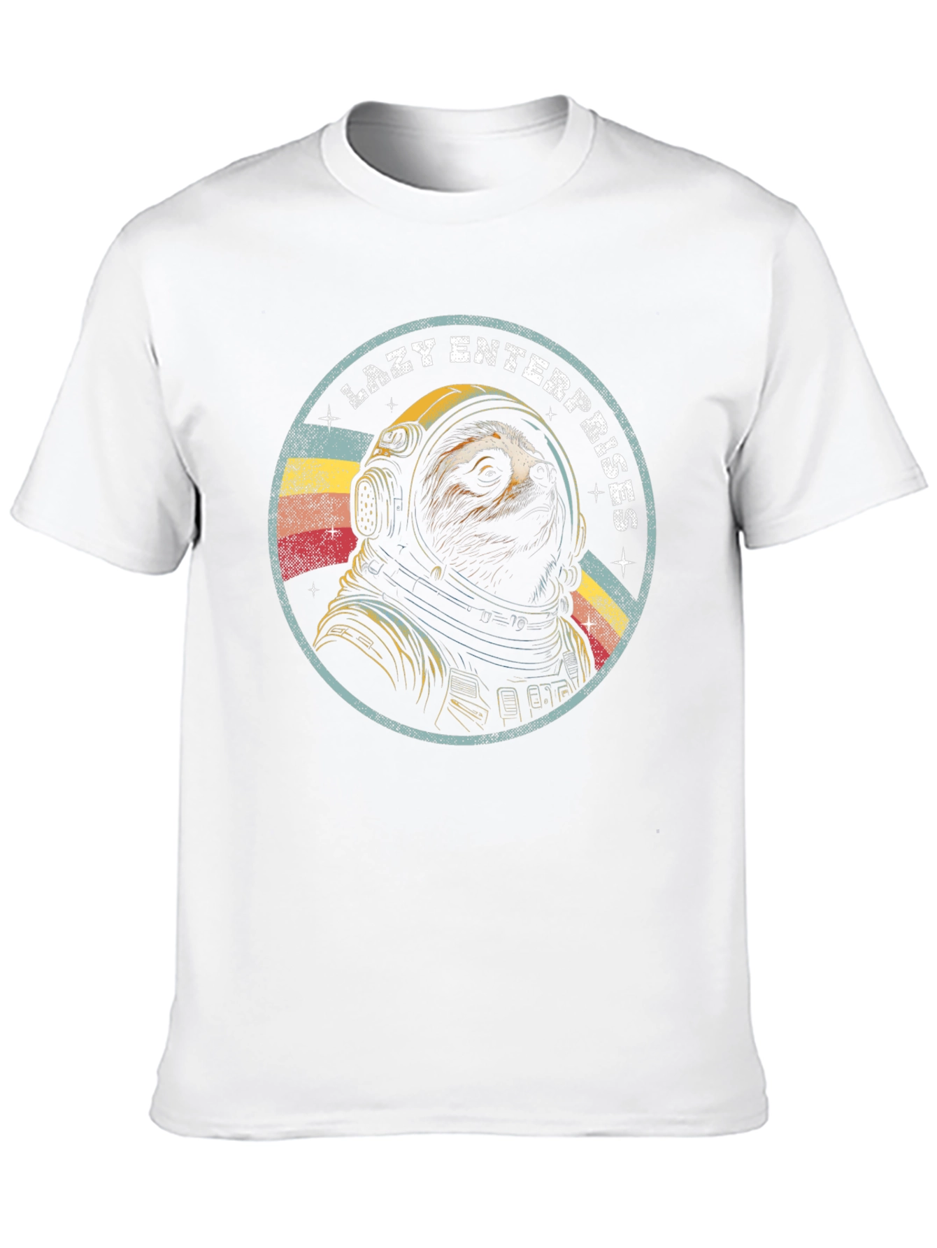 Lazy Enterprises Astronaut Sloth Graphic T-Shirt