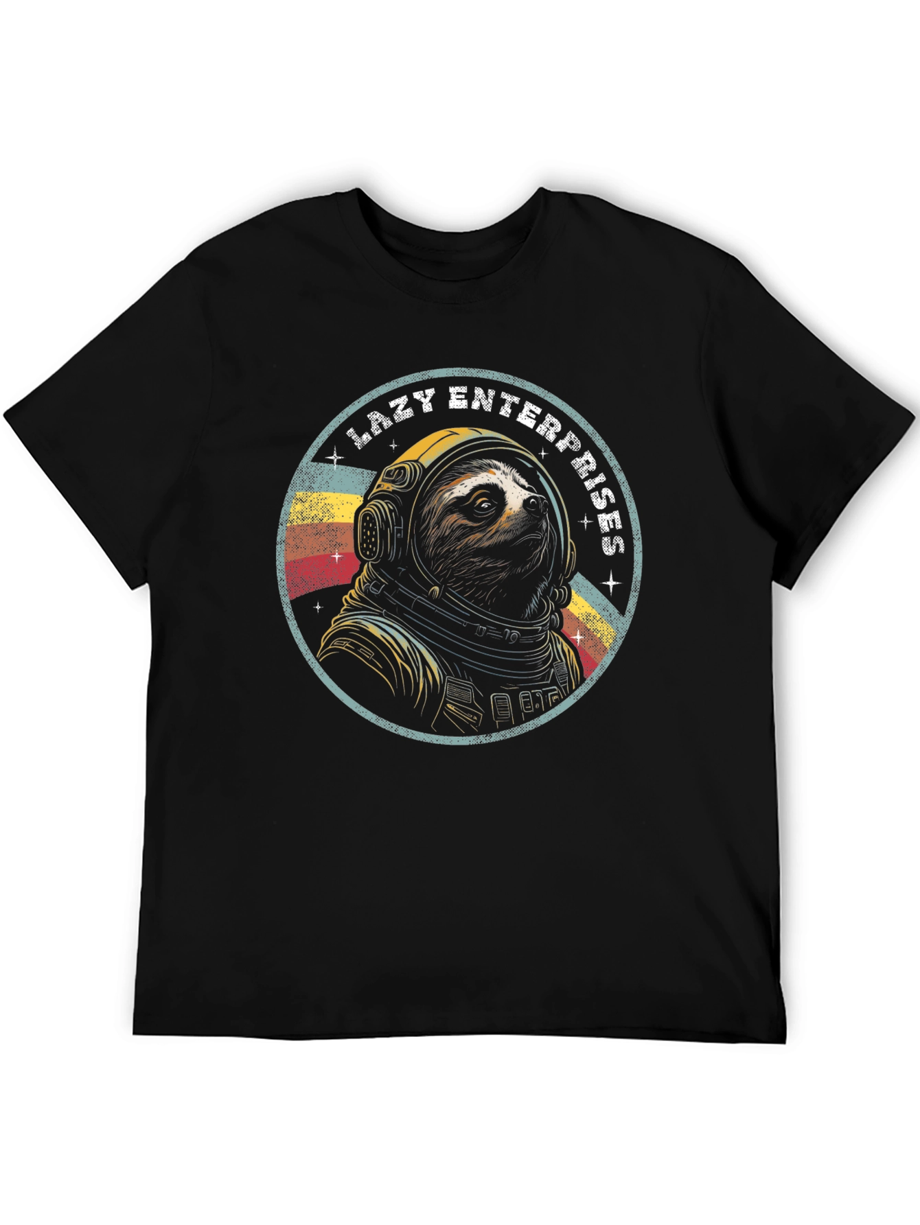 Lazy Enterprises Astronaut Sloth Graphic T-Shirt
