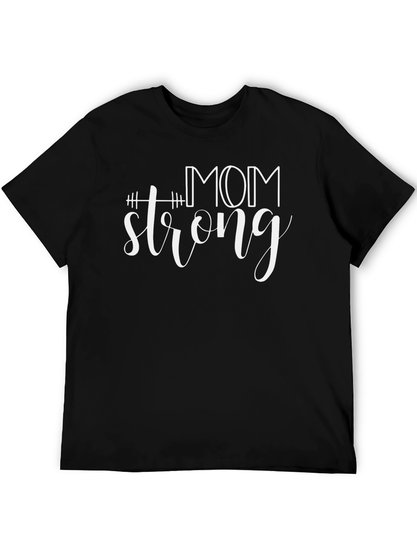 Mom Strong Graphic Tee - Workout Shirt