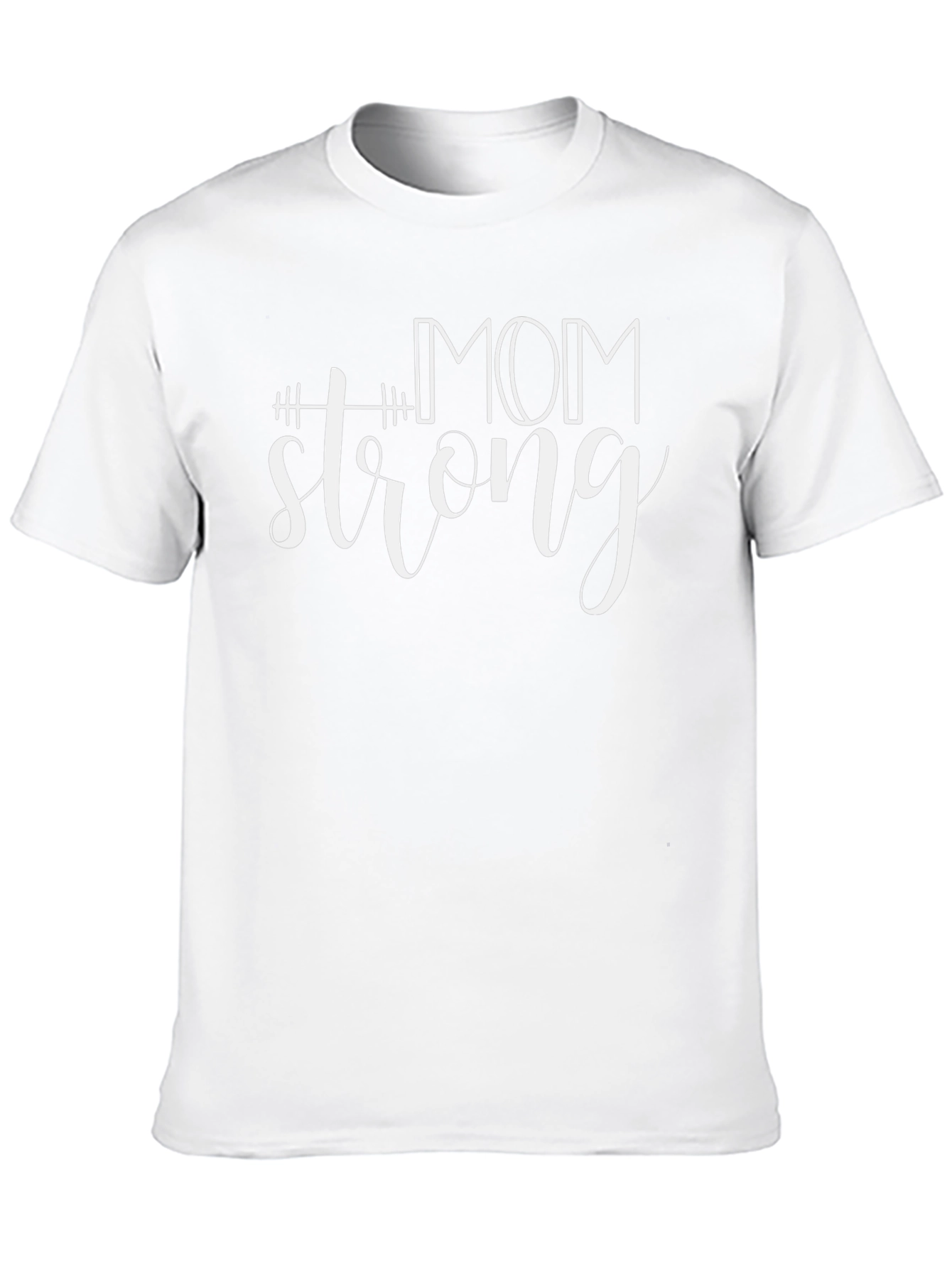 Mom Strong Graphic Tee - Workout Shirt