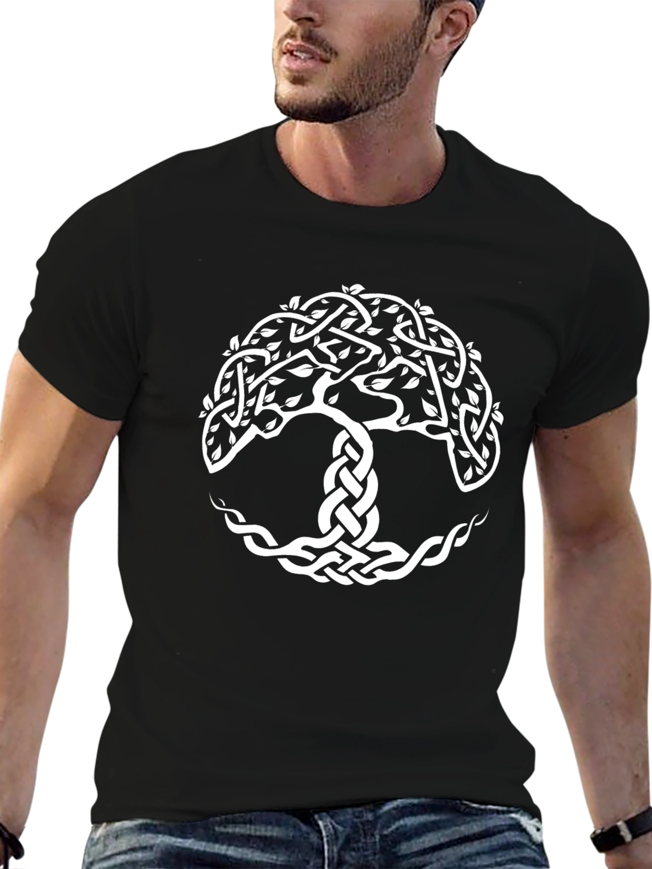Celtic Tree of Life Black T-Shirt