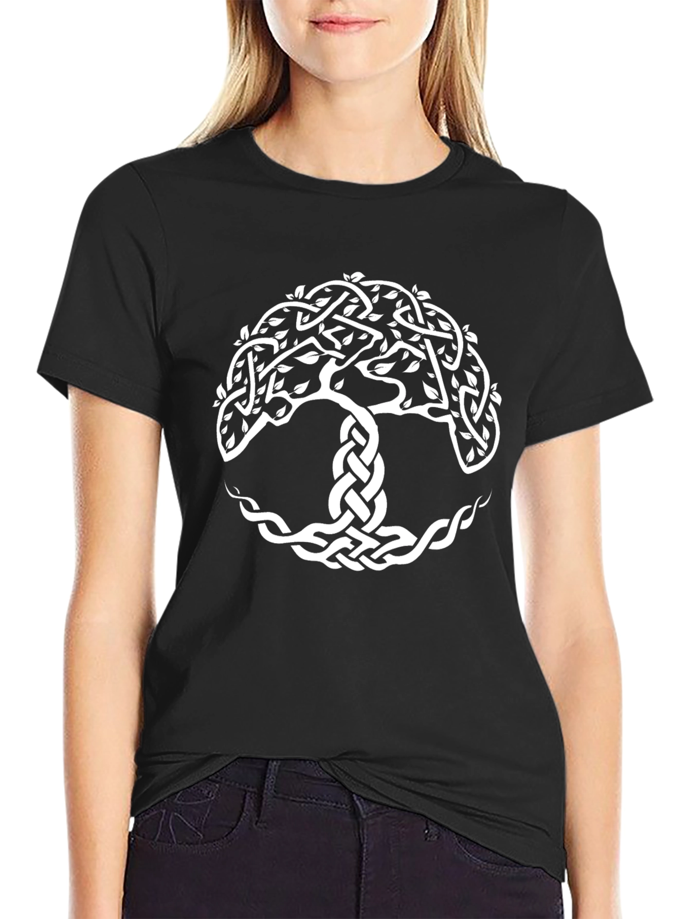 Celtic Tree of Life Black T-Shirt