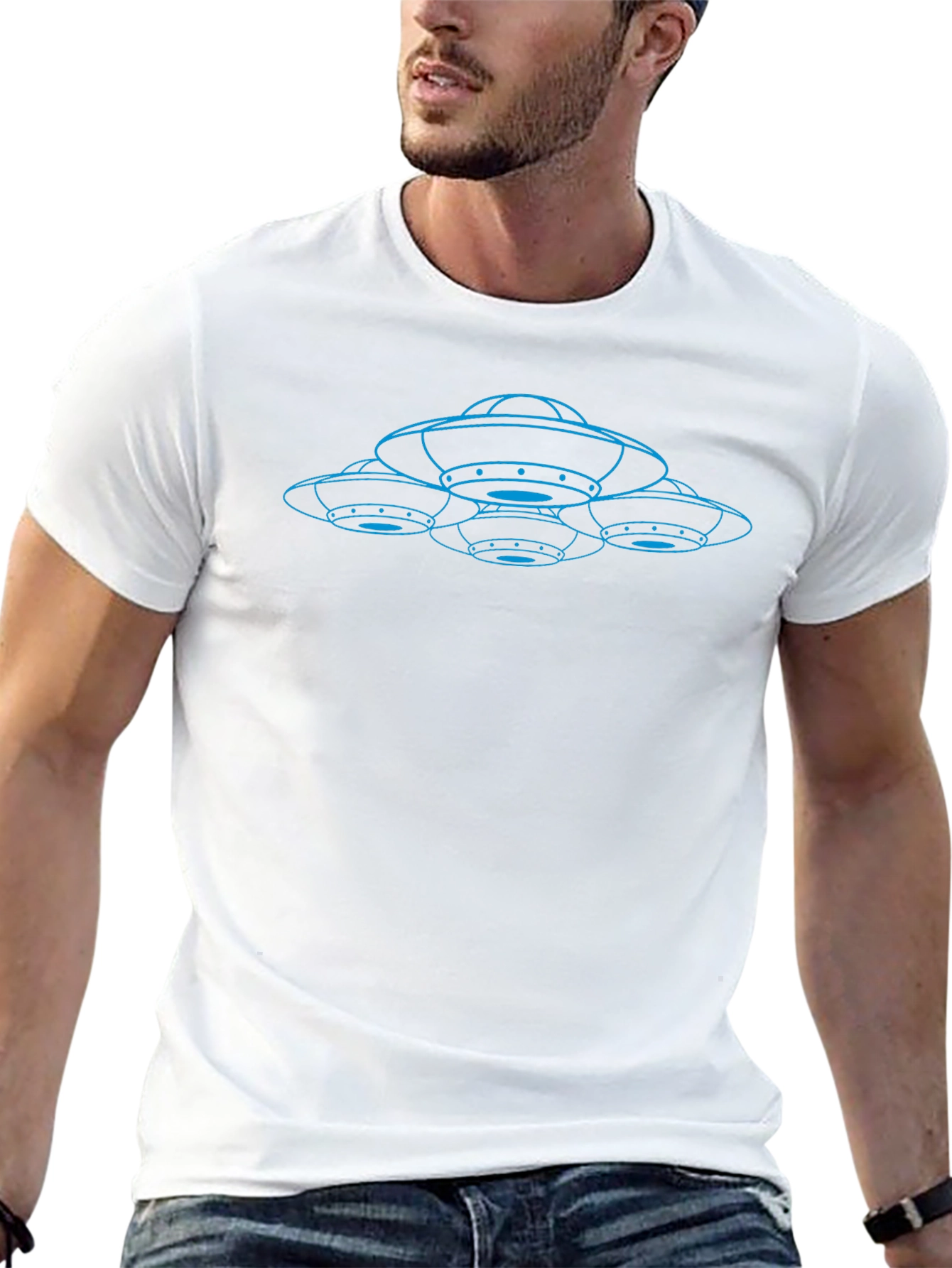 UFO Cluster Graphic Tee - Black