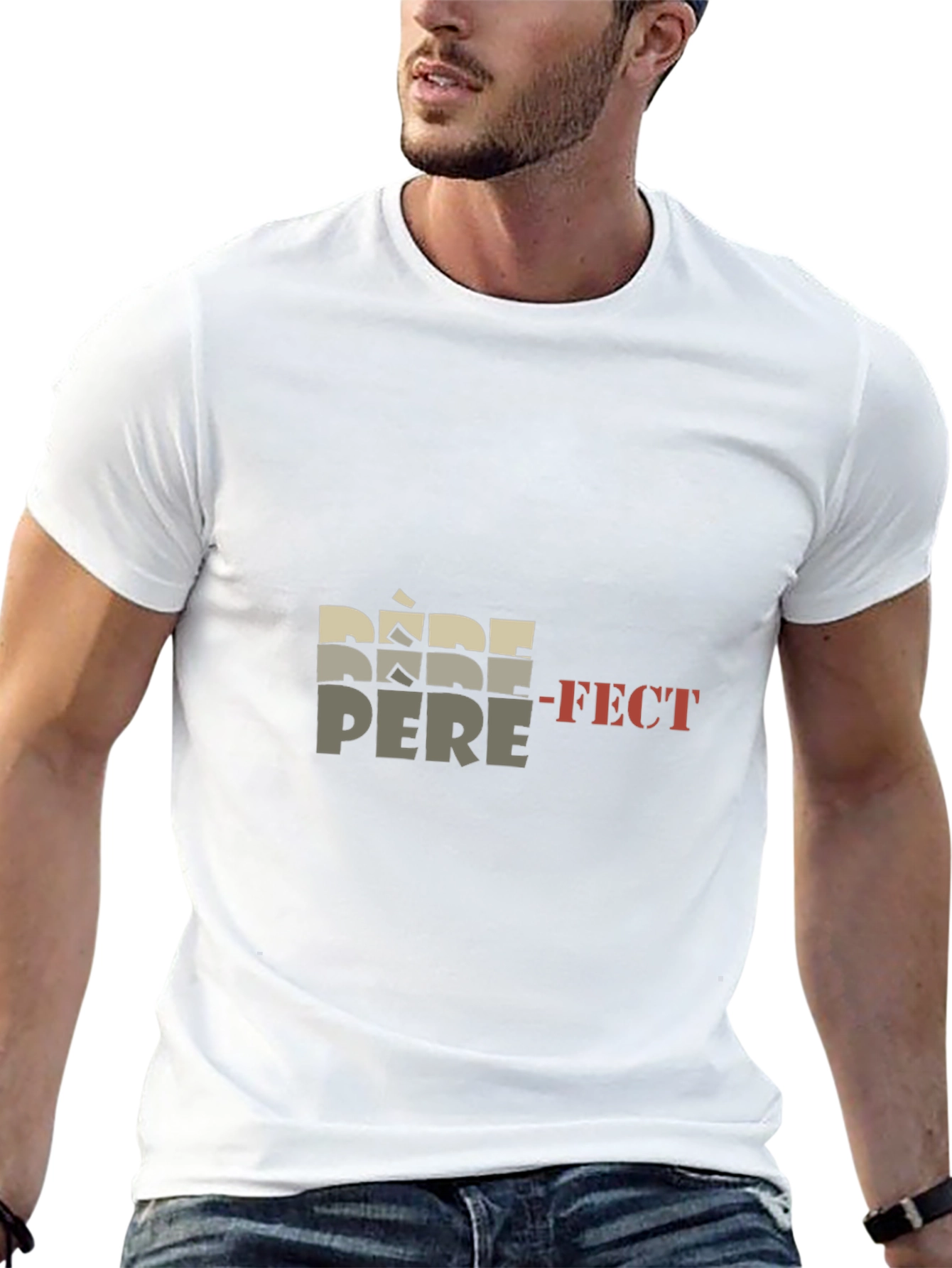 Perfect Dad Graphic T-Shirt Fathers Day Gift