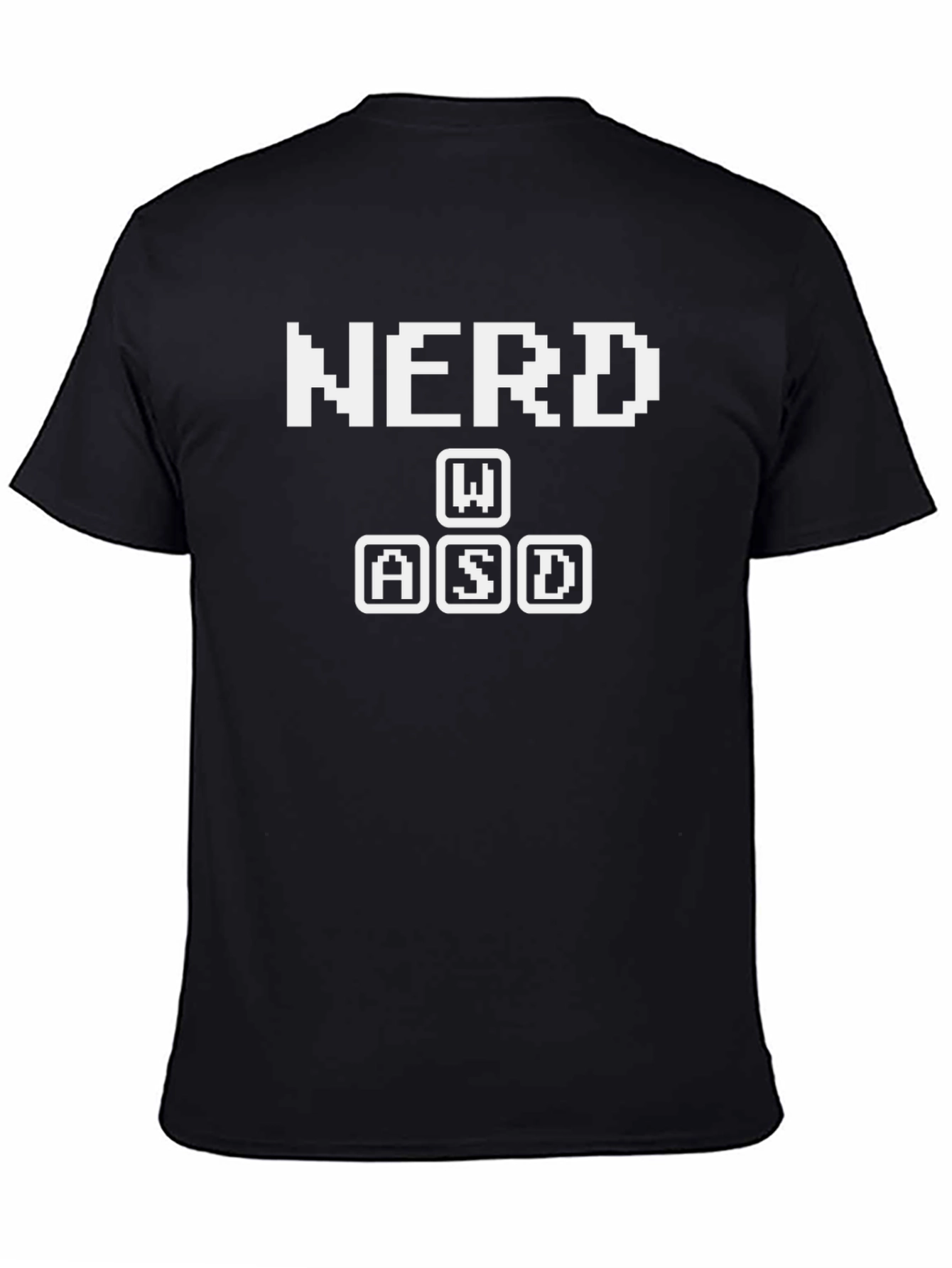 Nerd WASD Gaming T-Shirt - Black