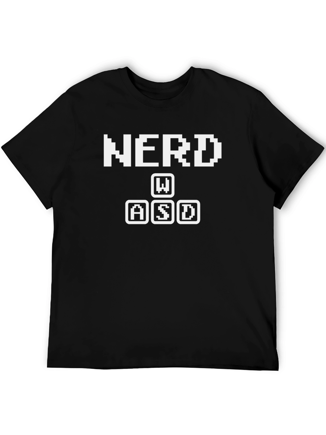 Nerd WASD Gaming T-Shirt - Black